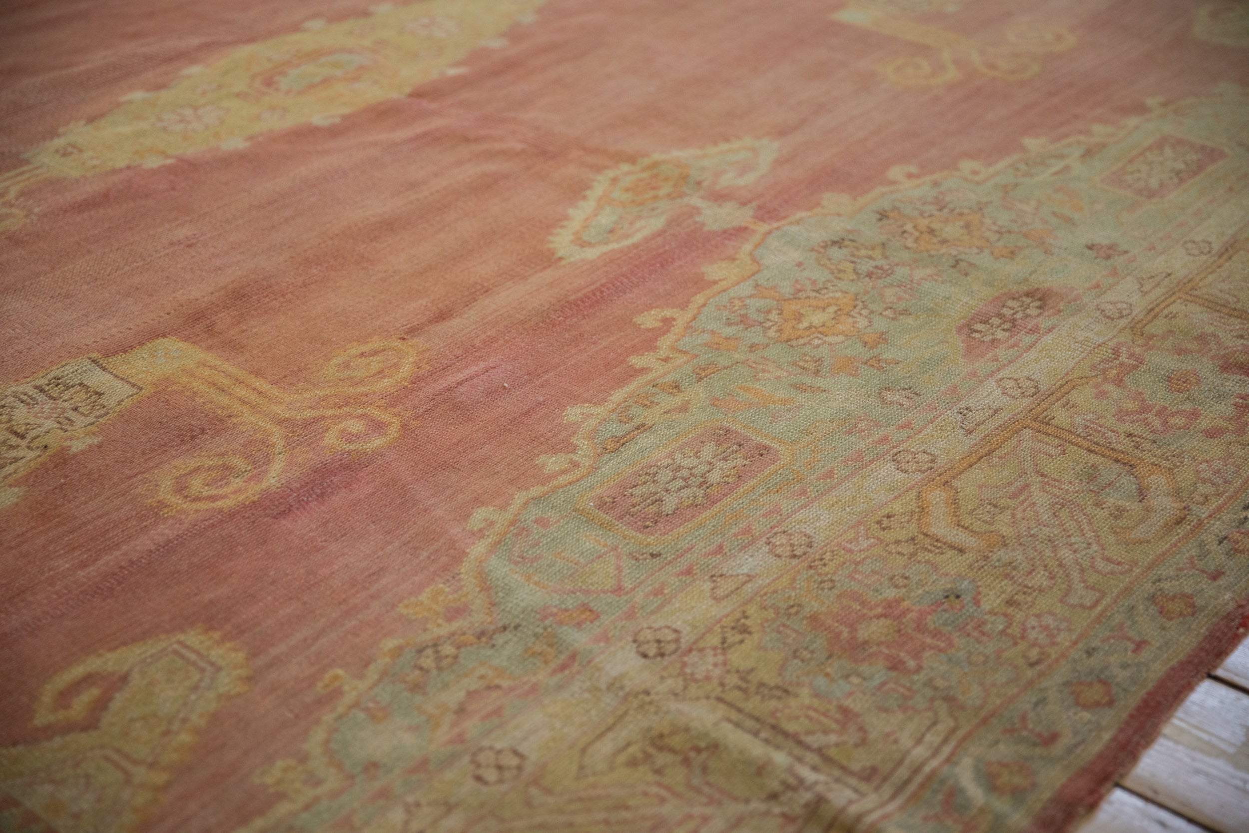 8.5x11.5 Vintage Distressed Oushak Carpet by Old New House® - product image 4 for Resin Society