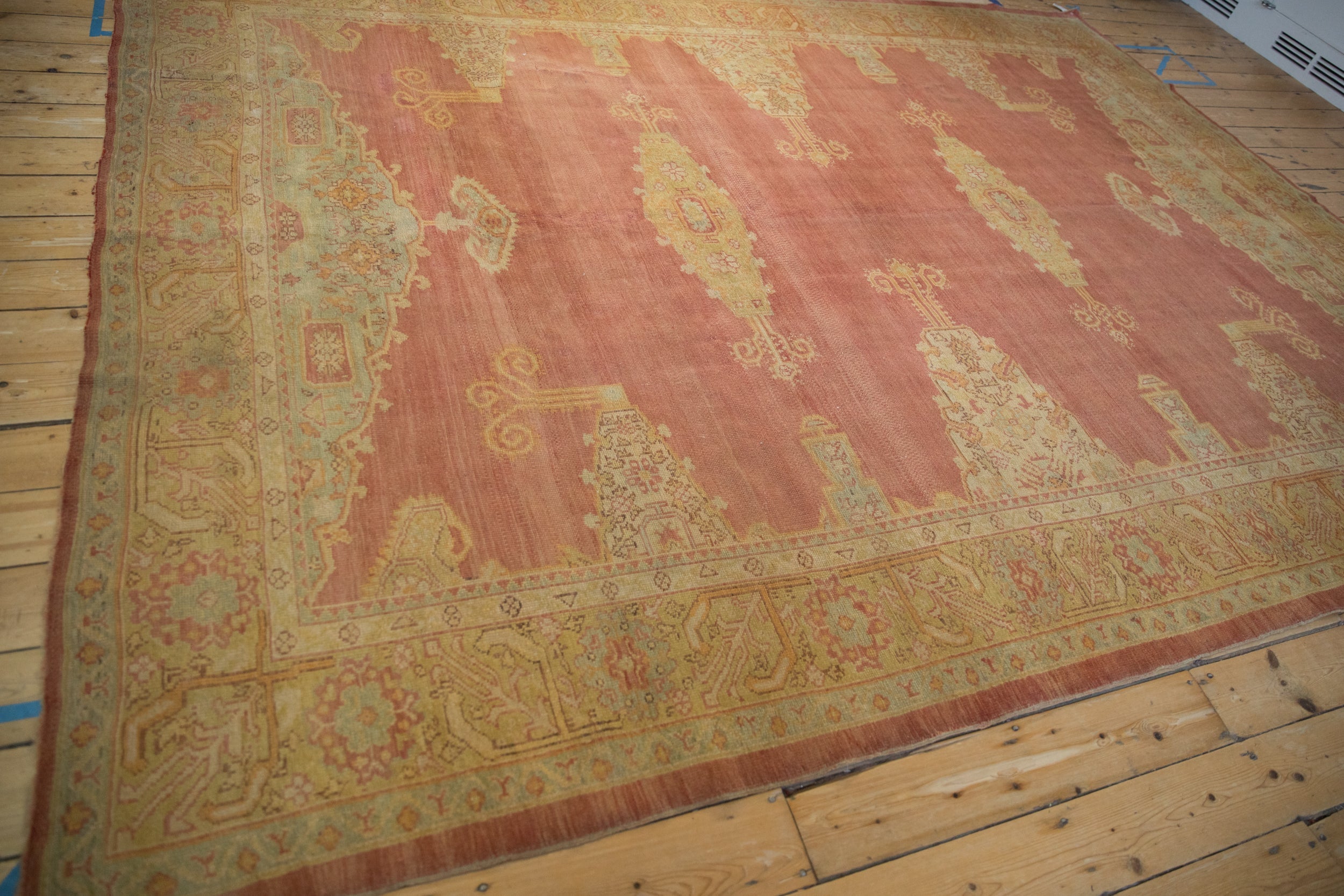 8.5x11.5 Vintage Distressed Oushak Carpet by Old New House® - product image 6 for Resin Society