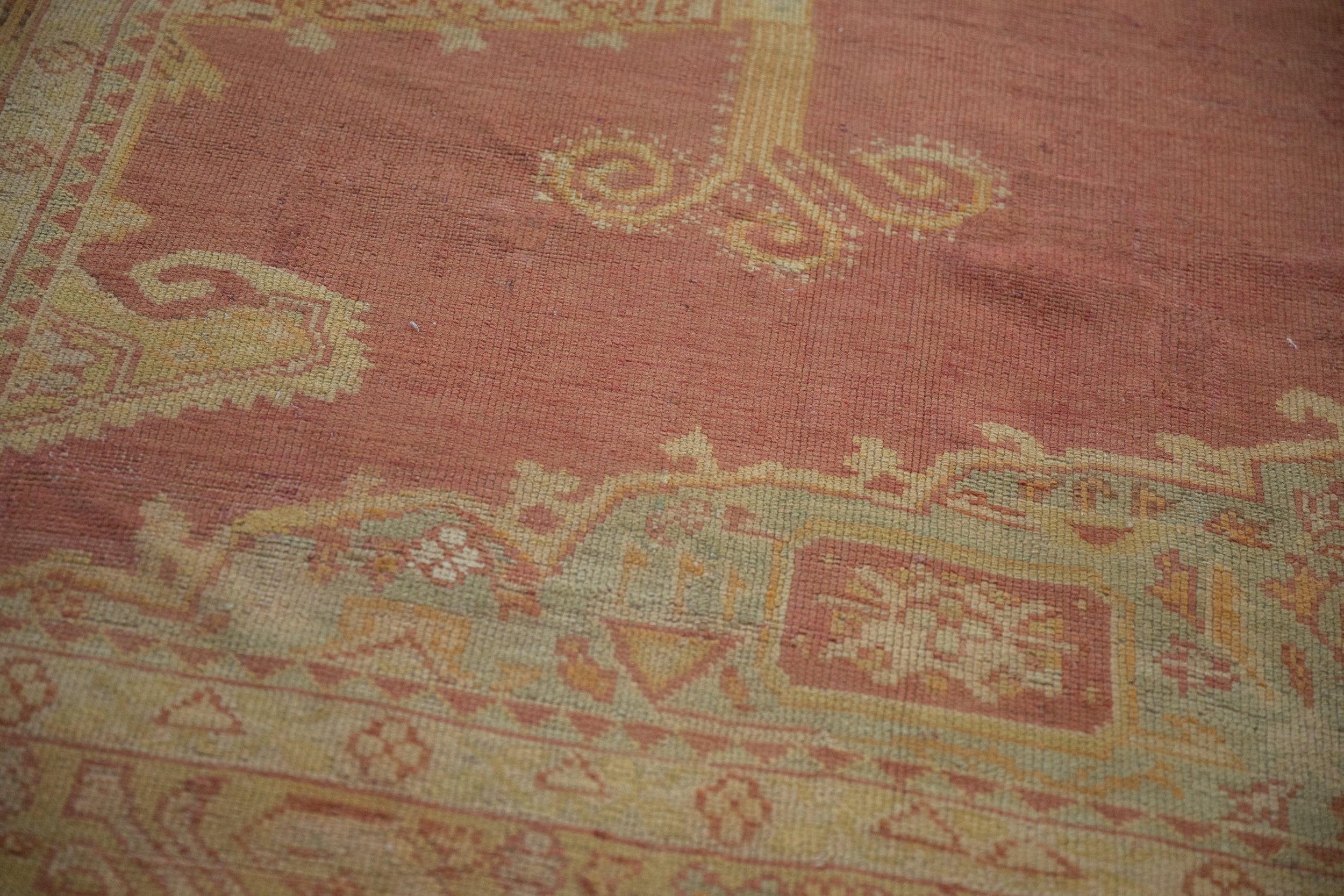 8.5x11.5 Vintage Distressed Oushak Carpet by Old New House® - product image 9 for Resin Society