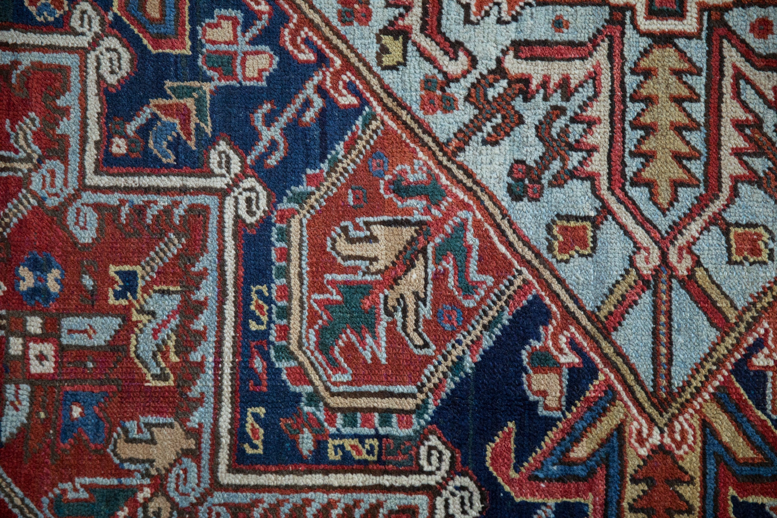 9.5x12 Vintage Heriz Carpet by Old New House® - product image 3 for Resin Society