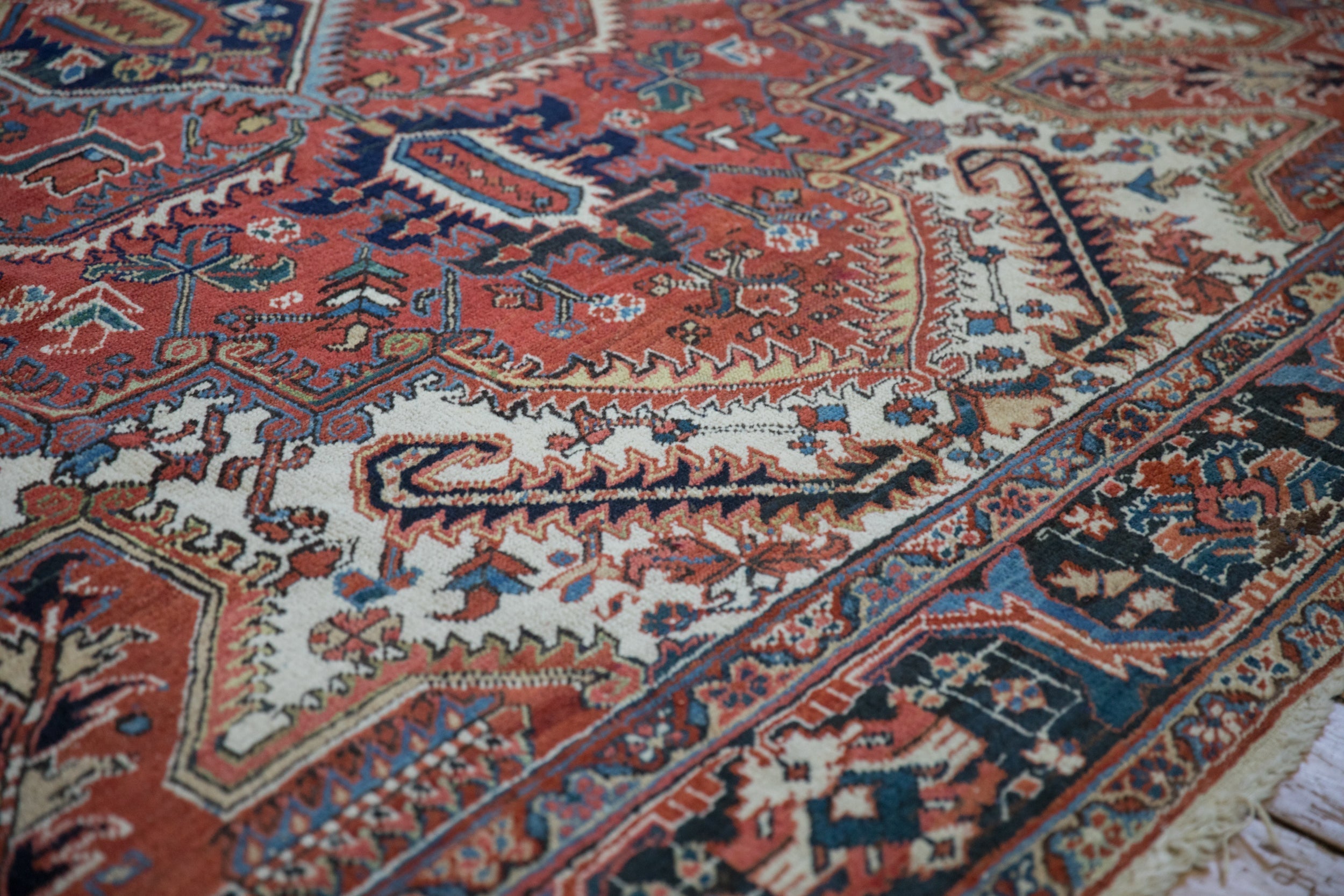 9.5x12 Vintage Heriz Carpet by Old New House® - product image 7 for Resin Society