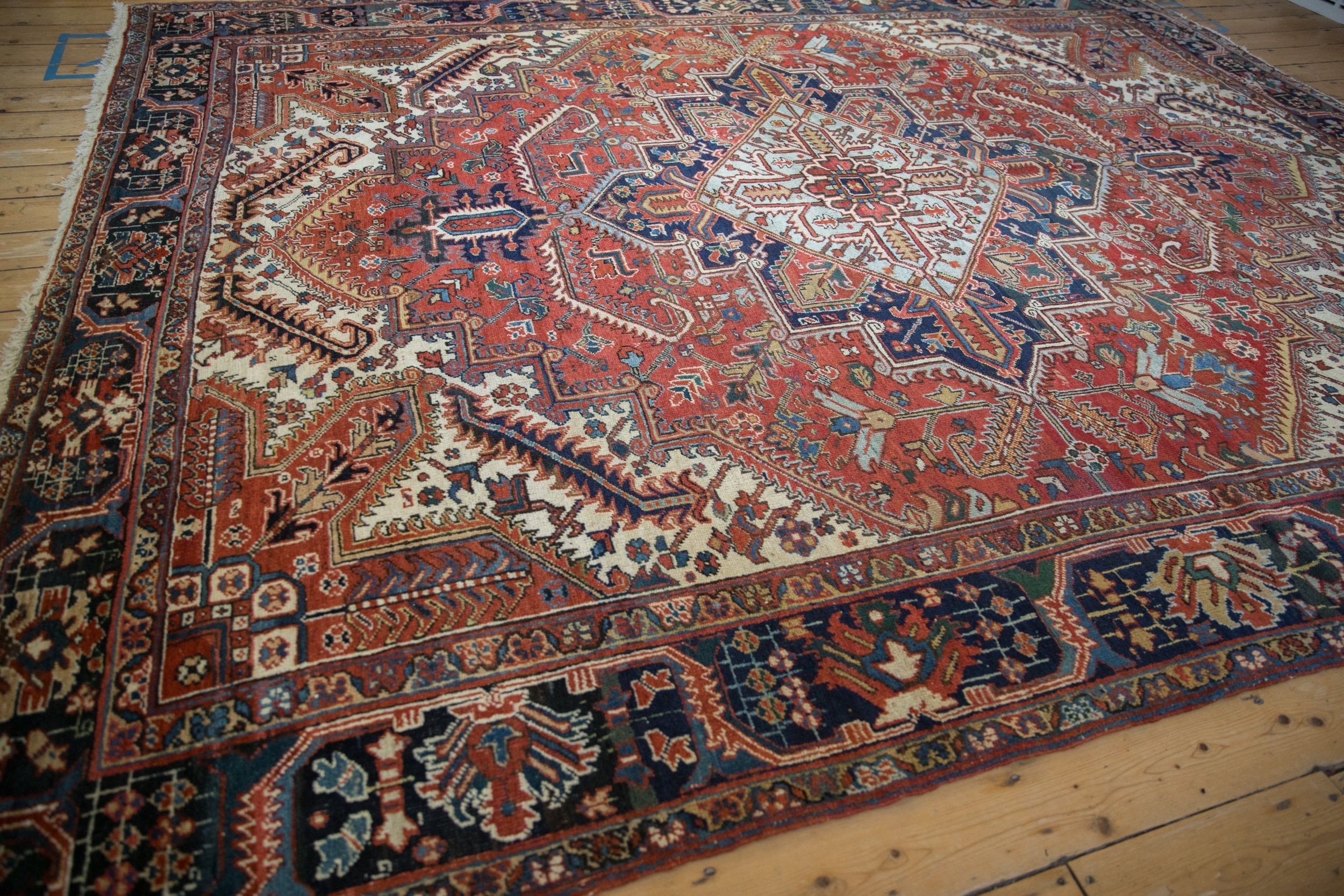 9.5x12 Vintage Heriz Carpet by Old New House® - product image 8 for Resin Society
