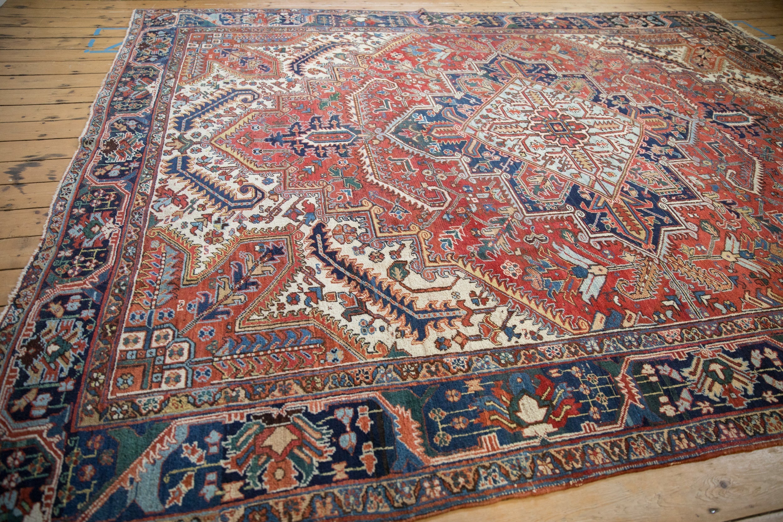 9.5x12 Vintage Heriz Carpet by Old New House® - product image 16 for Resin Society