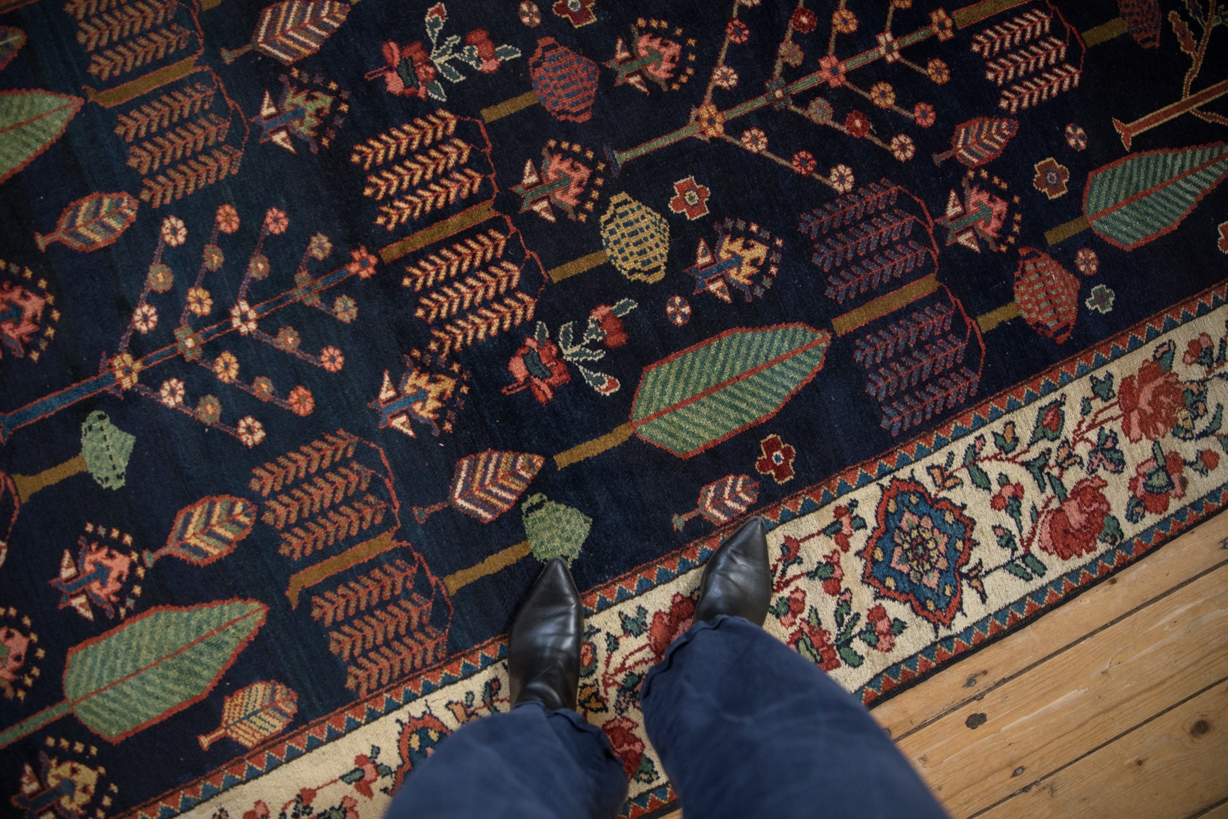 5.5x13 Vintage Baktiari Rug Runner by Old New House® - product image 2 for Resin Society