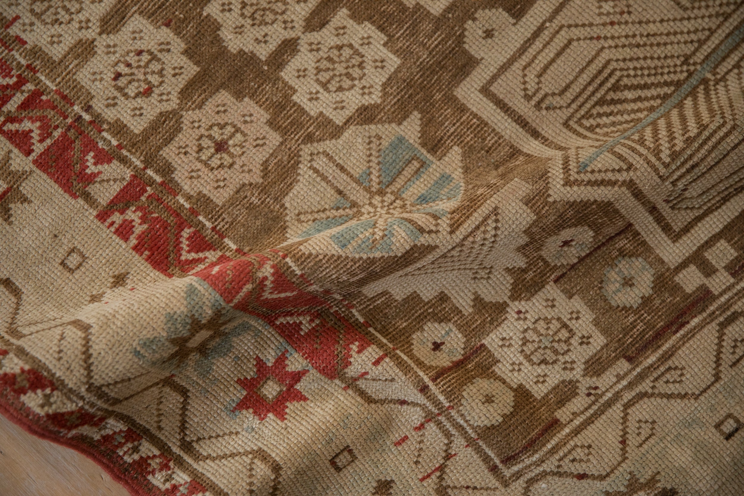 4x9.5 Antique Distressed Caucasian Rug Runner by Old New House® - product image 10 for Resin Society