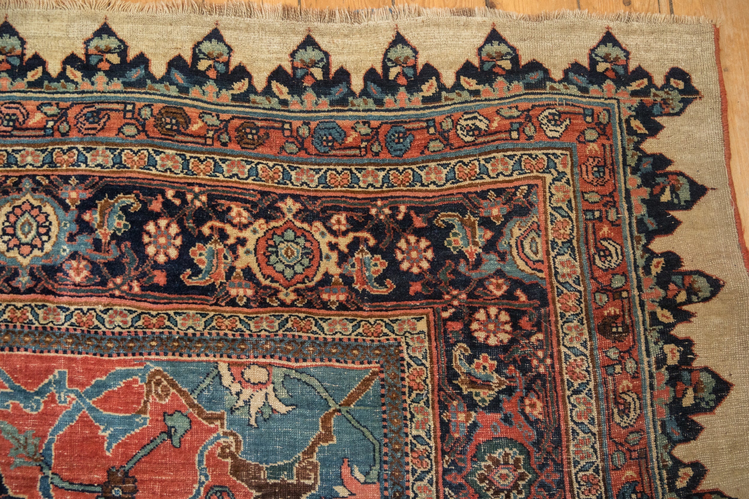 RESERVED 9.5x15 Antique Halvaie Bijar Carpet