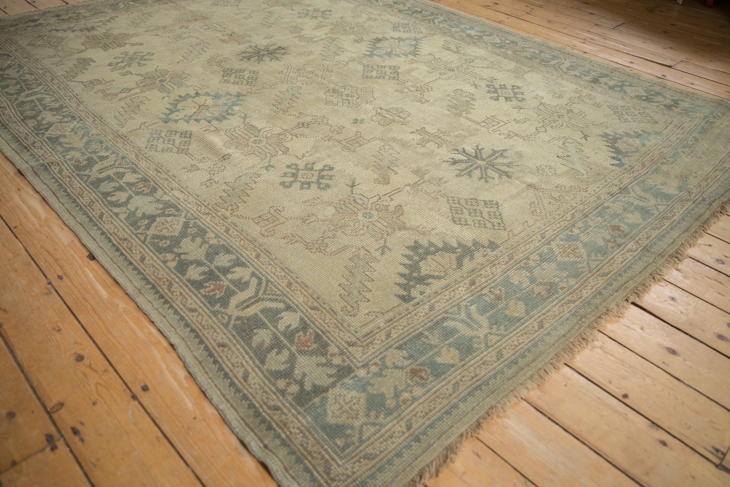7.5x9.5 Vintage Distressed Oushak Carpet by Old New House® - product image 4 for Resin Society