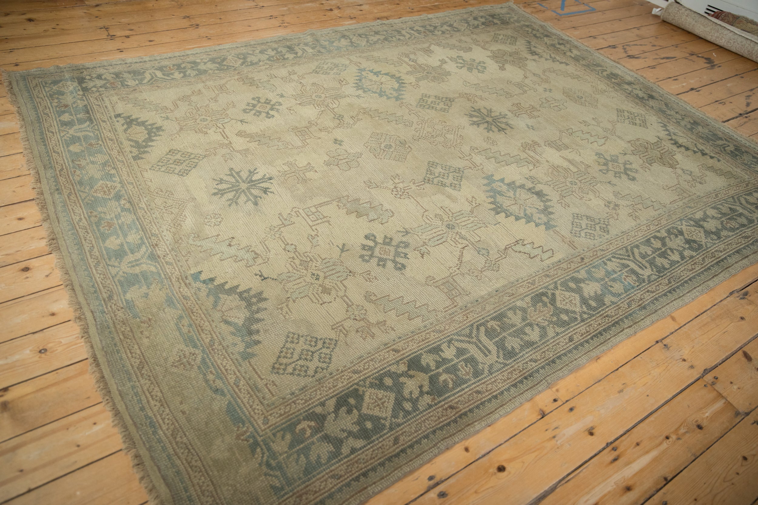 7.5x9.5 Vintage Distressed Oushak Carpet by Old New House® - product image 6 for Resin Society