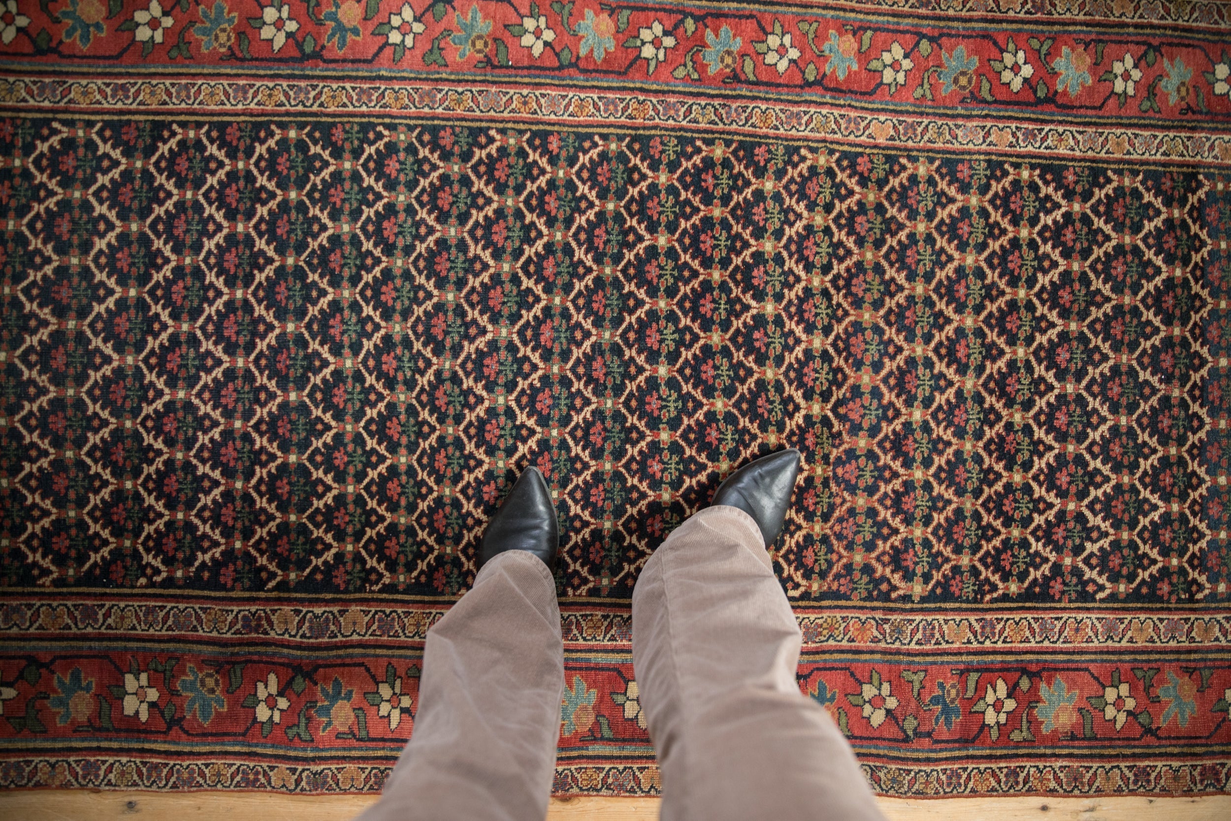 3.5x15 Antique Bijar Rug Runner by Old New House® - product image 2 for Resin Society