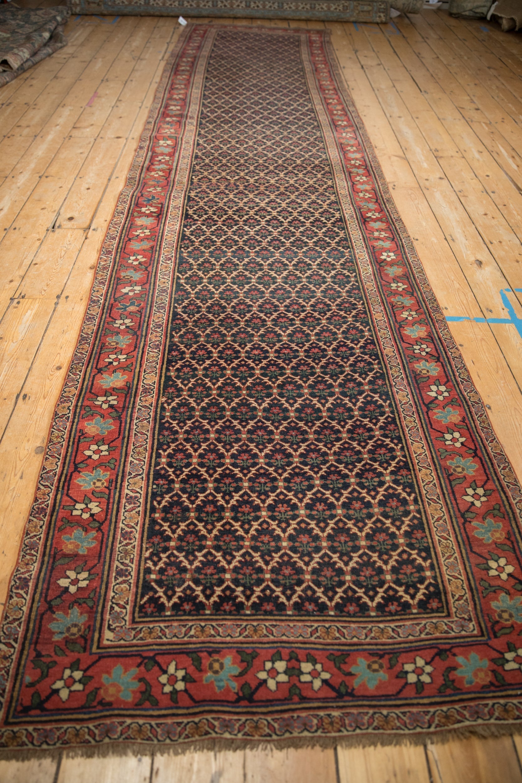 3.5x15 Antique Bijar Rug Runner by Old New House® - product image 4 for Resin Society
