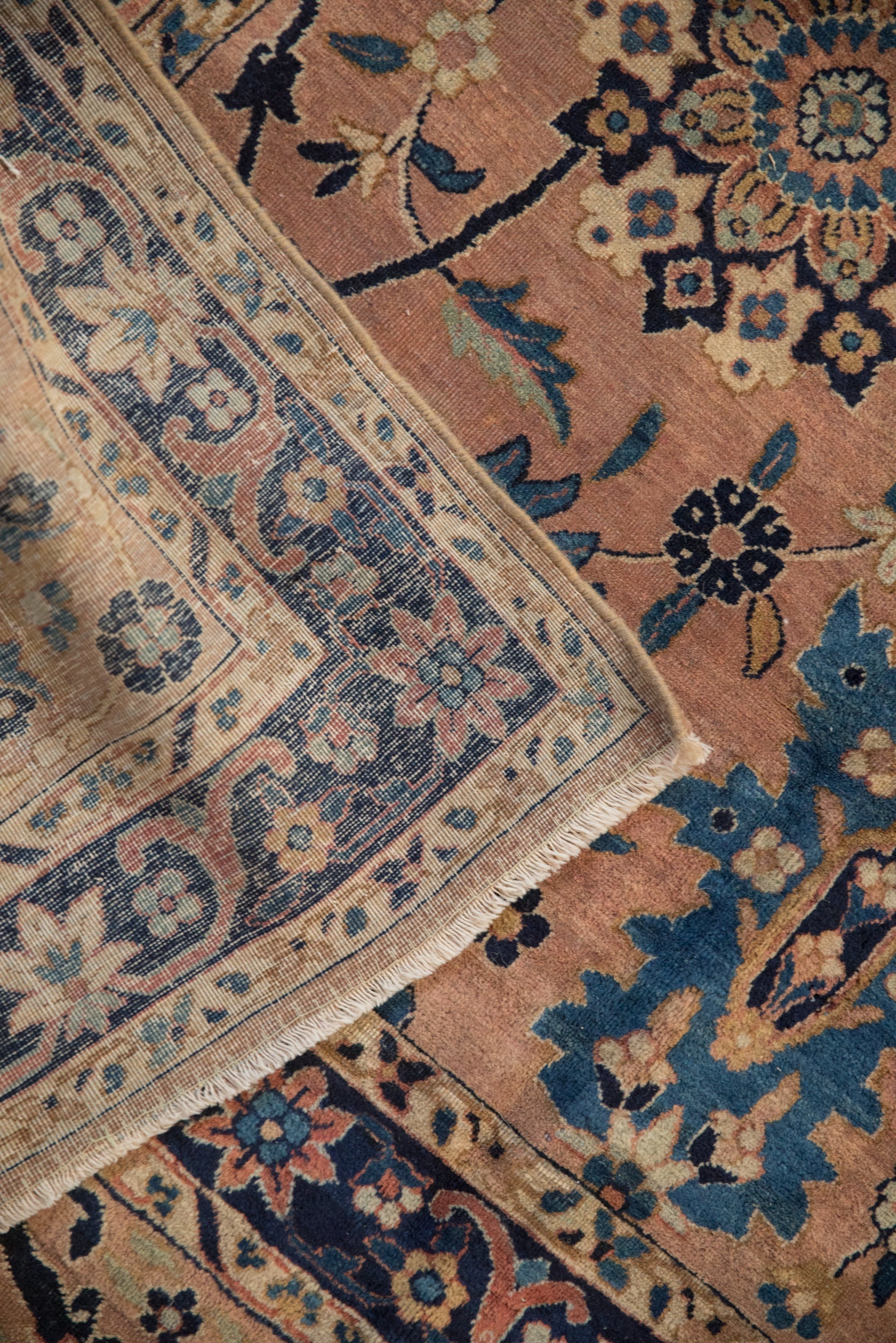 9x11.5 Antique Tea Washed Kerman Carpet by Old New House® - product image 13 for Resin Society