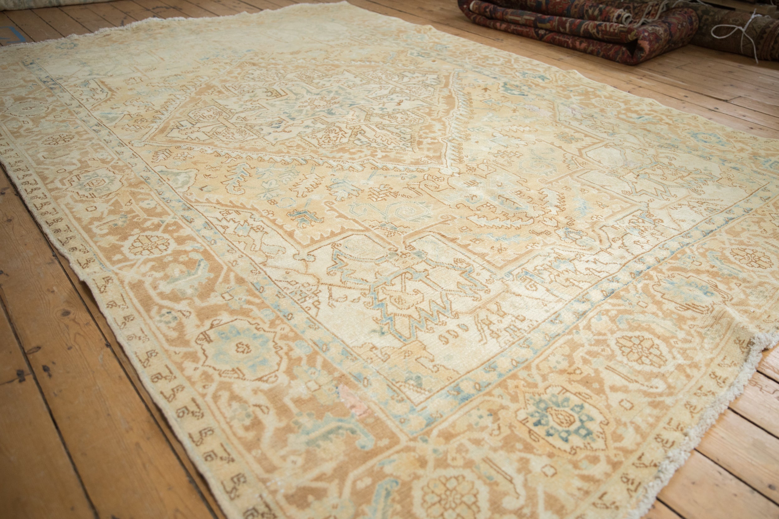 7x11 Vintage Distressed Heriz Carpet by Old New House® - product image 5 for Resin Society