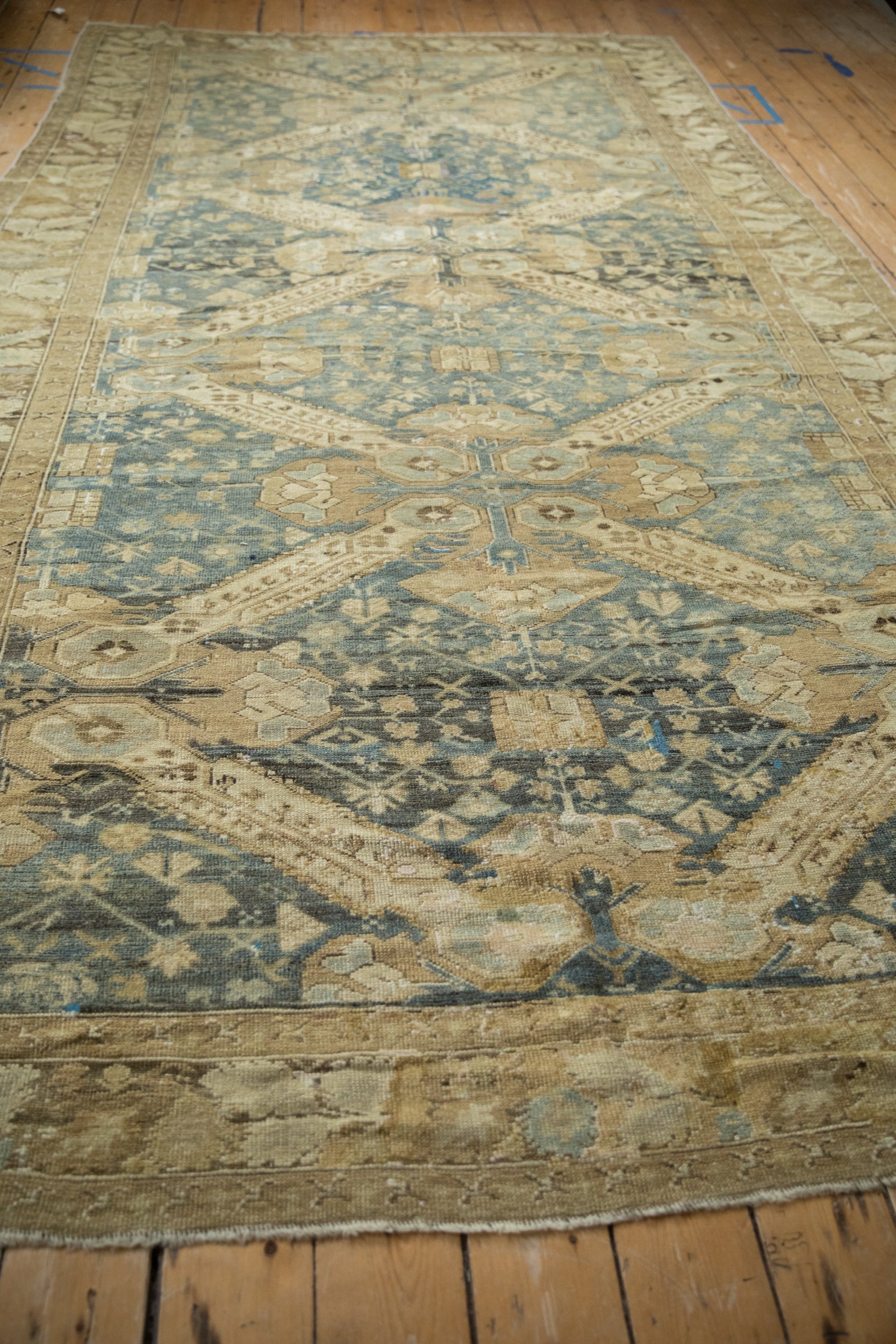 7x13 Vintage Distressed Kurdish Carpet by Old New House® - product image 10 for Resin Society