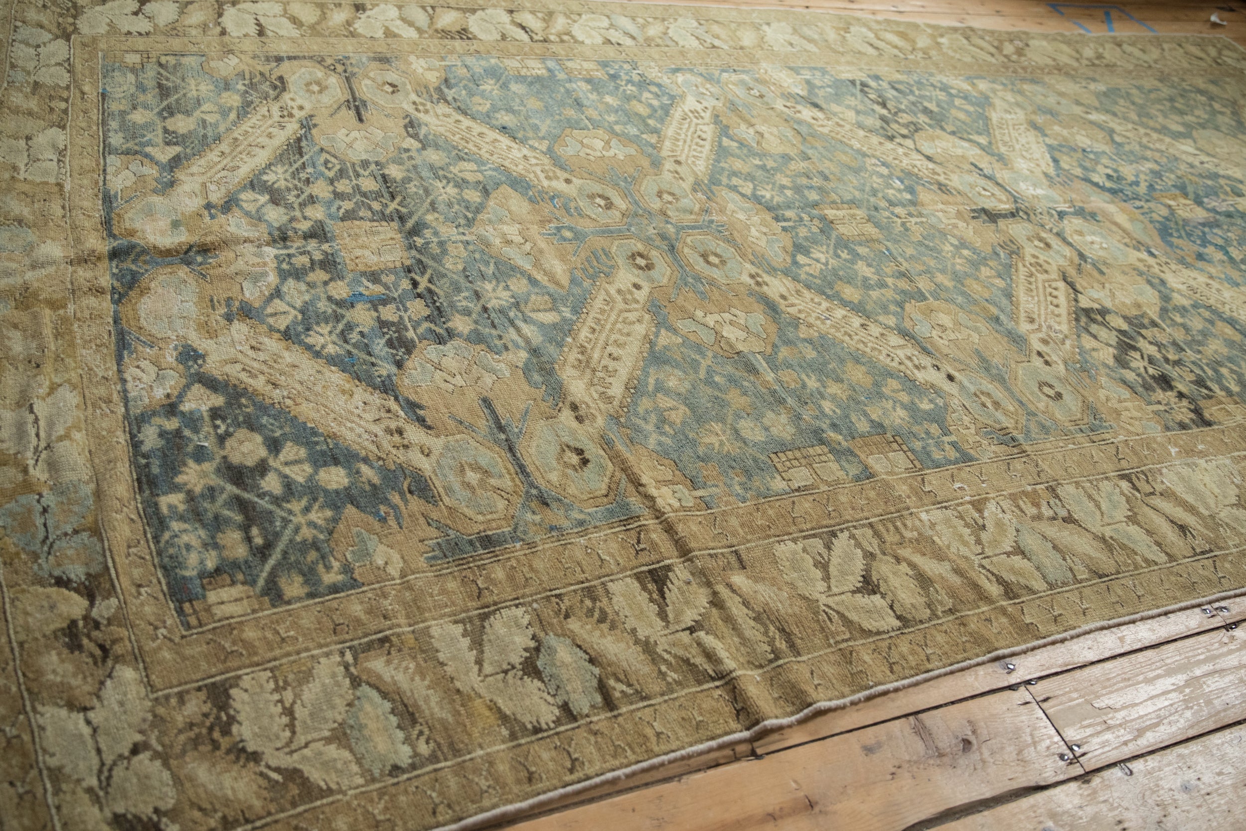 7x13 Vintage Distressed Kurdish Carpet by Old New House® - product image 12 for Resin Society