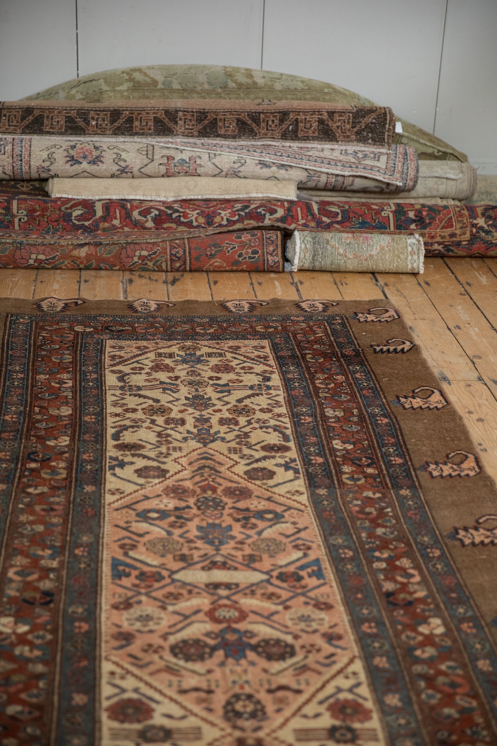 4.5x12 Antique Serab Rug Runner by Old New House® - product image 5 for Resin Society