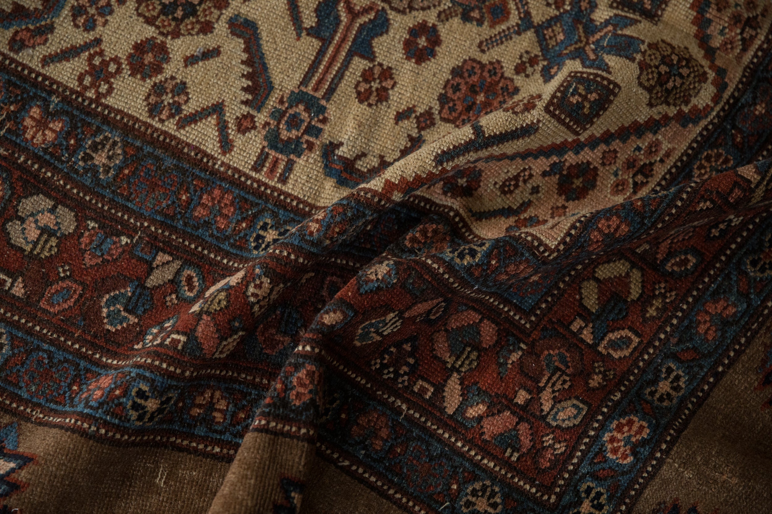 4.5x12 Antique Serab Rug Runner by Old New House® - product image 9 for Resin Society