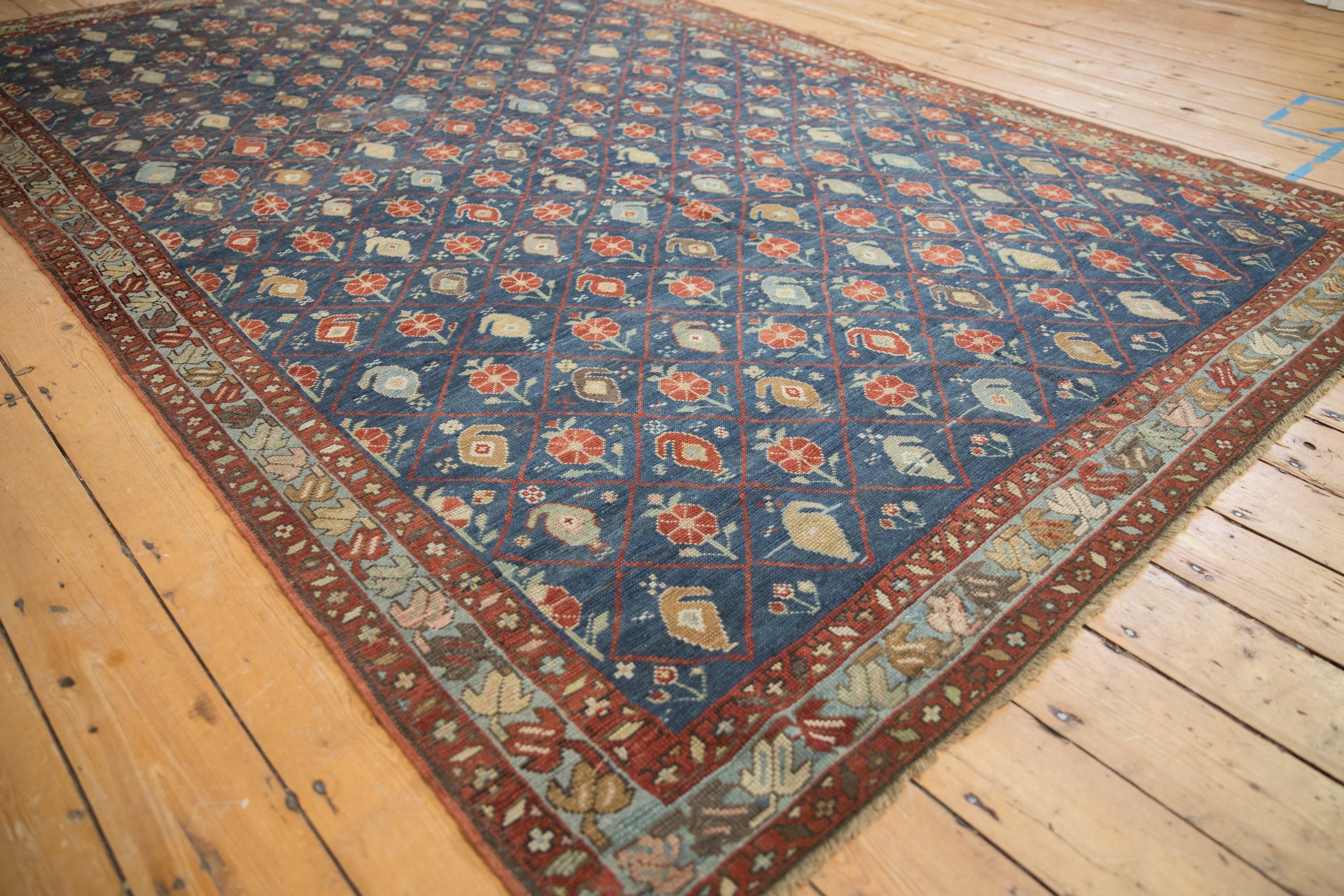 6.5x10.5 Antique Distressed Kurdish Carpet by Old New House® - product image 4 for Resin Society