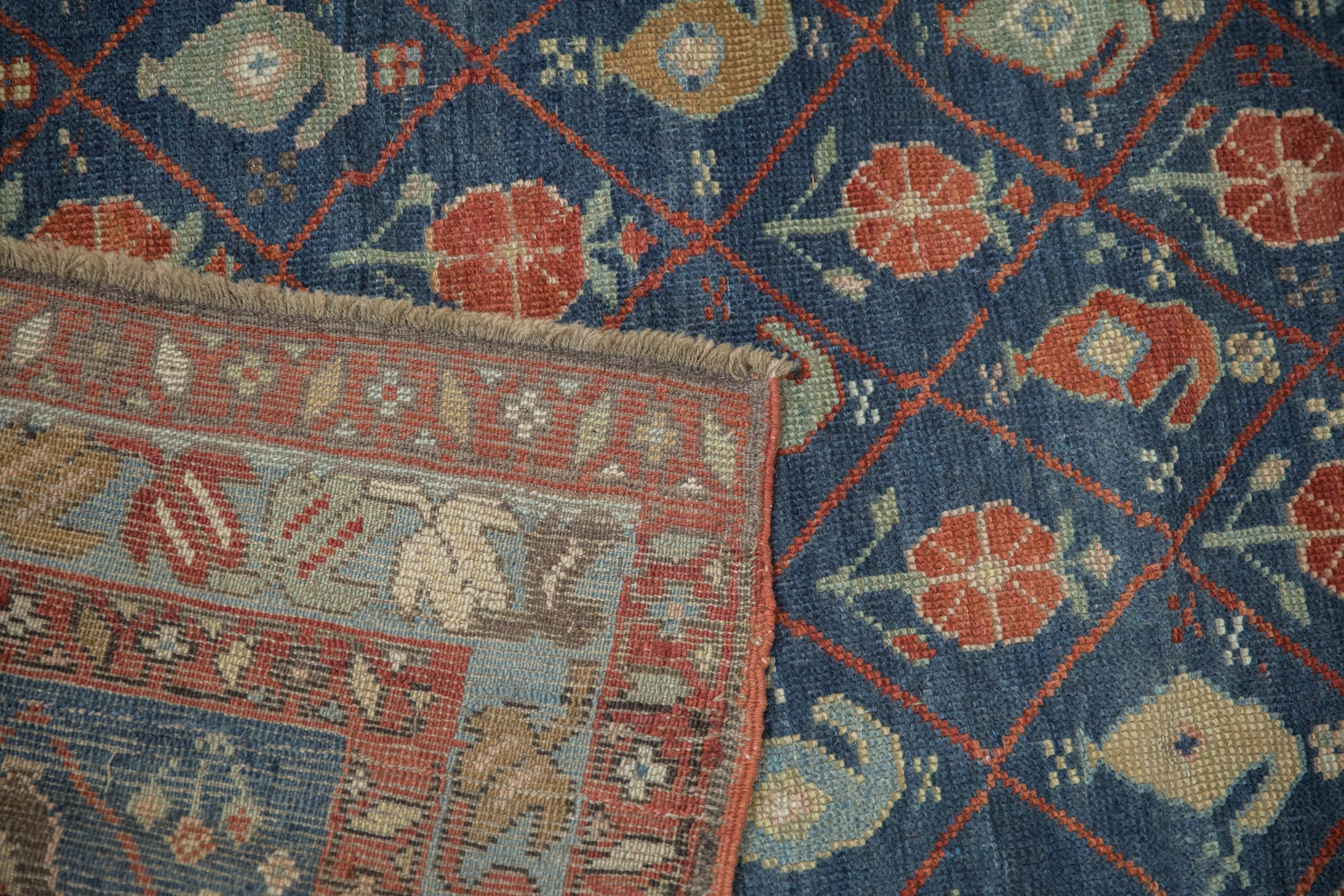 6.5x10.5 Antique Distressed Kurdish Carpet by Old New House® - product image 13 for Resin Society