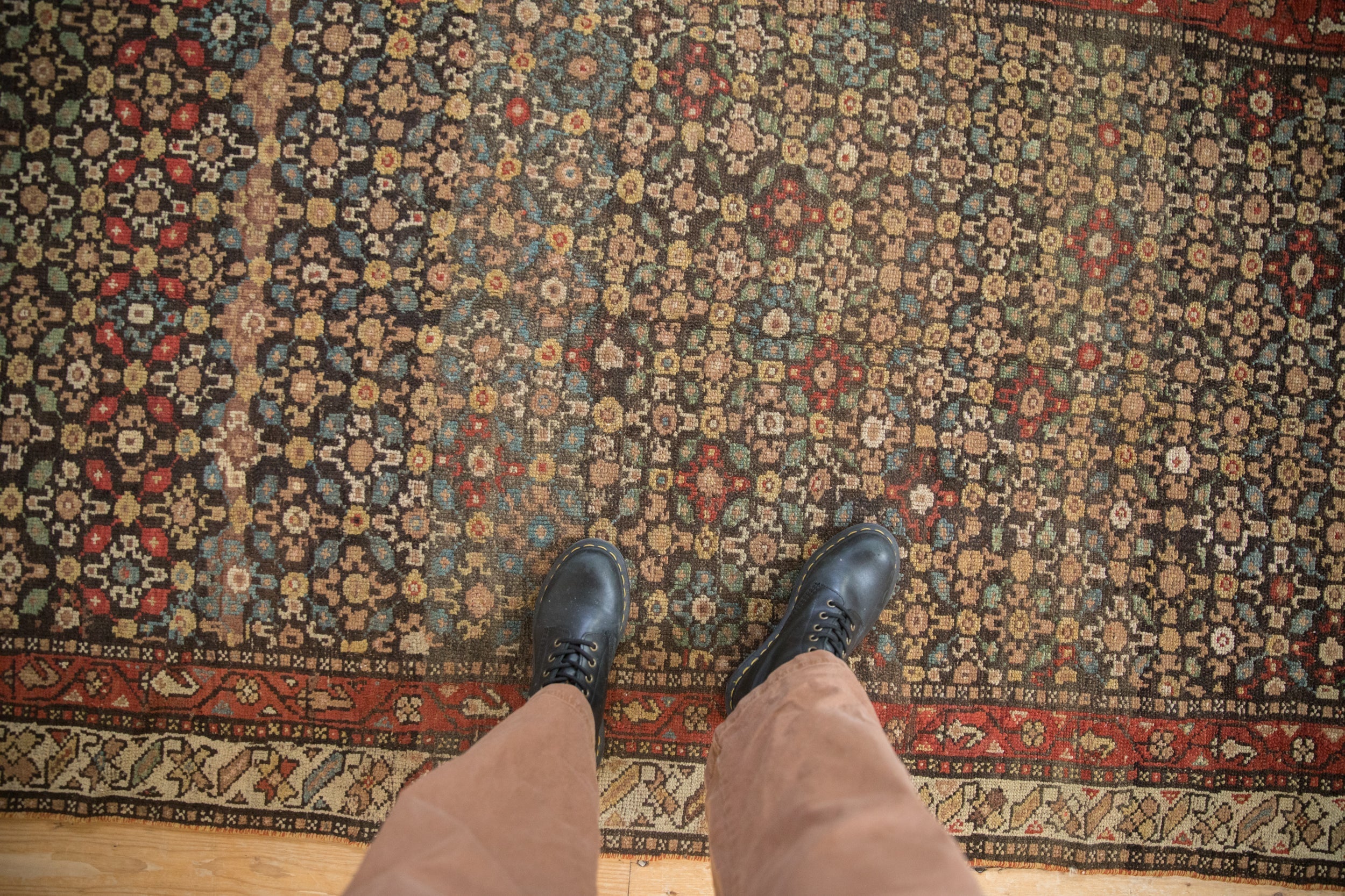4x8.5 Antique Qashqai Rug Runner by Old New House® - product image 2 for Resin Society