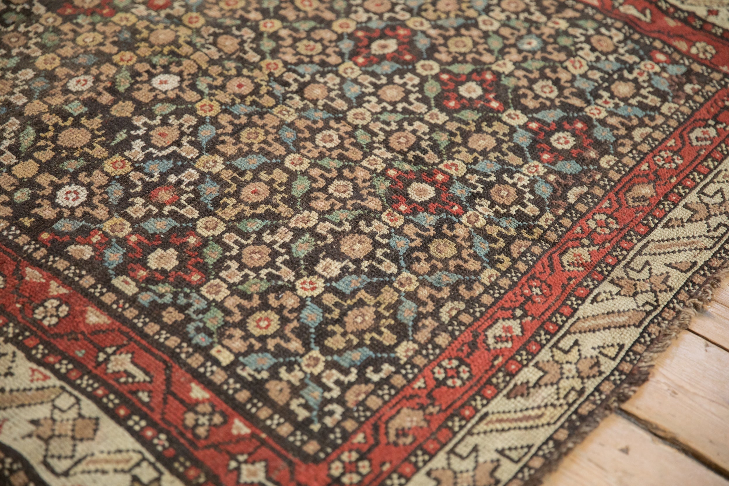 4x8.5 Antique Qashqai Rug Runner by Old New House® - product image 5 for Resin Society
