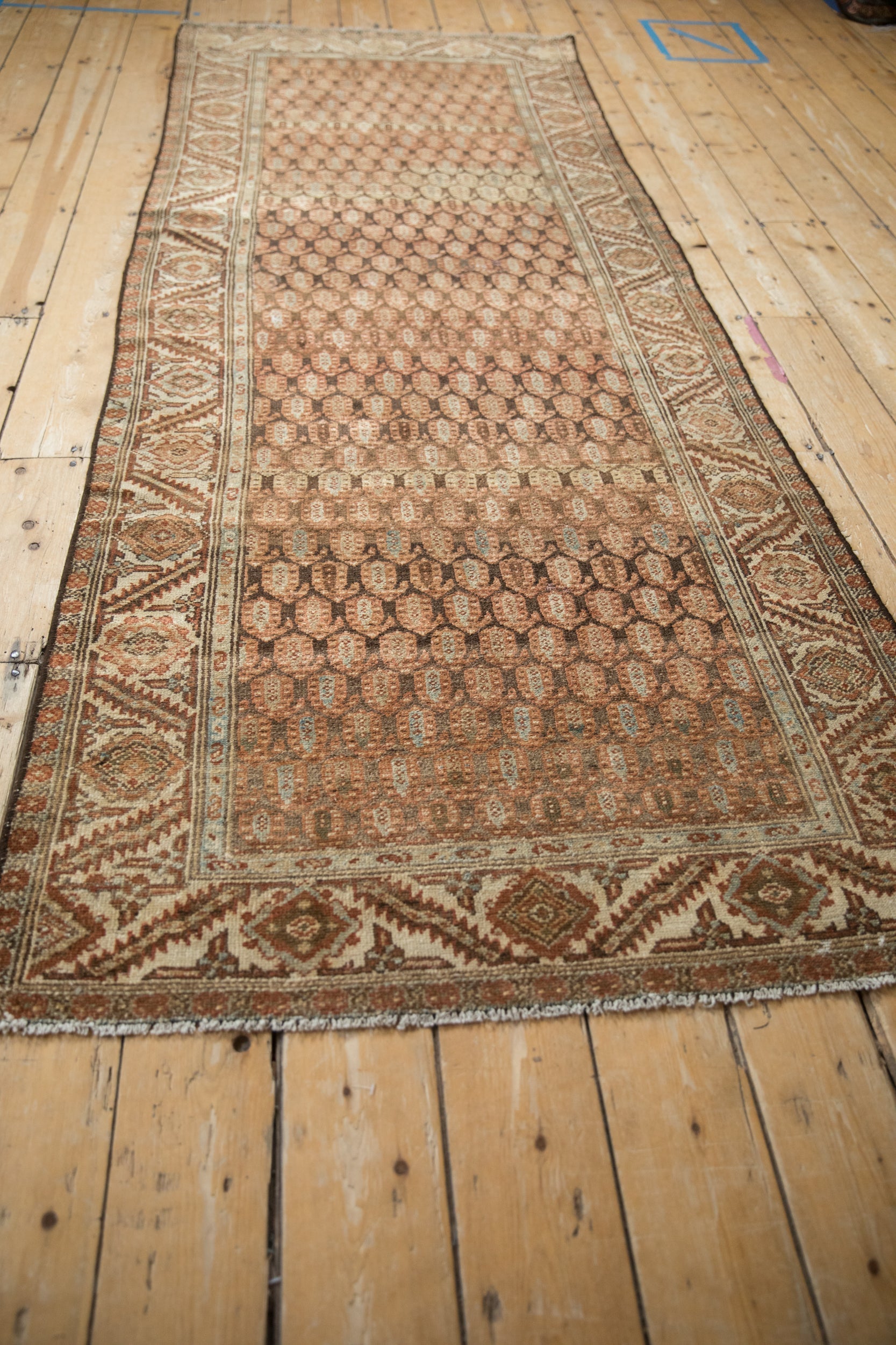 RESERVED 3.5x9.5 Vintage Distressed Hamadan Rug Runner