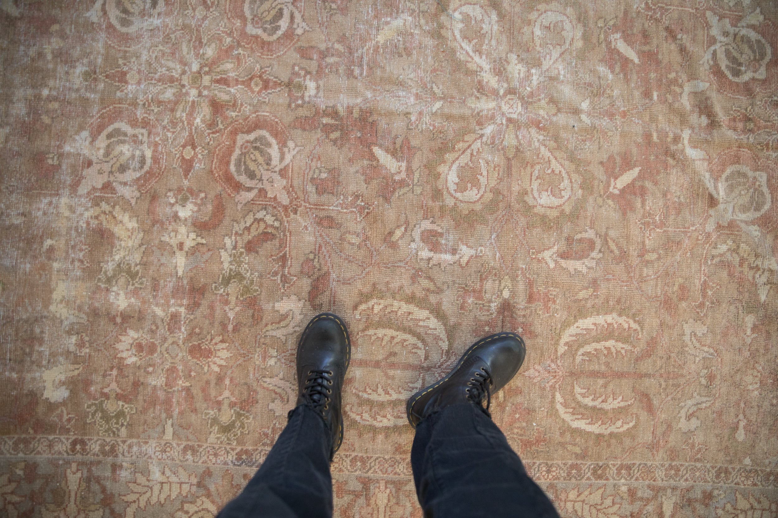 7x8.5 Antique Distressed Sultanabad Carpet by Old New House® - product image 2 for Resin Society