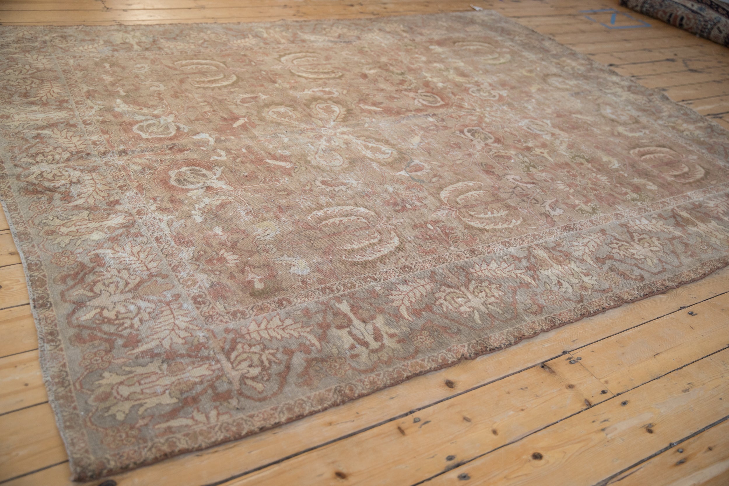 7x8.5 Antique Distressed Sultanabad Carpet by Old New House® - product image 7 for Resin Society