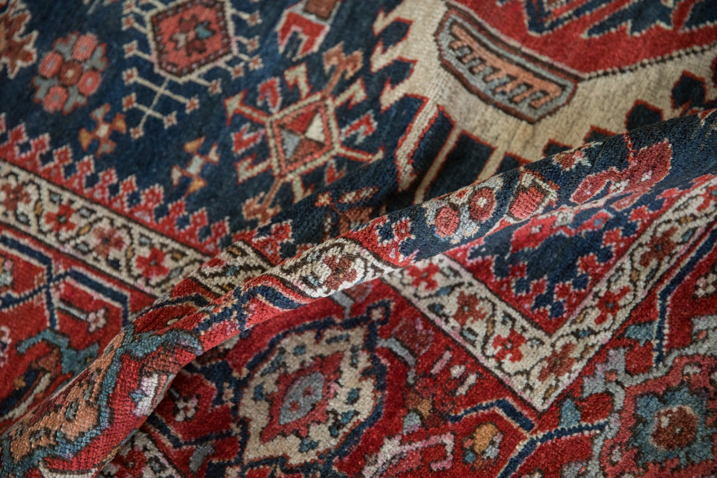 4.5x5.5 Antique Fine Karaja Square Rug by Old New House® - product image 10 for Resin Society