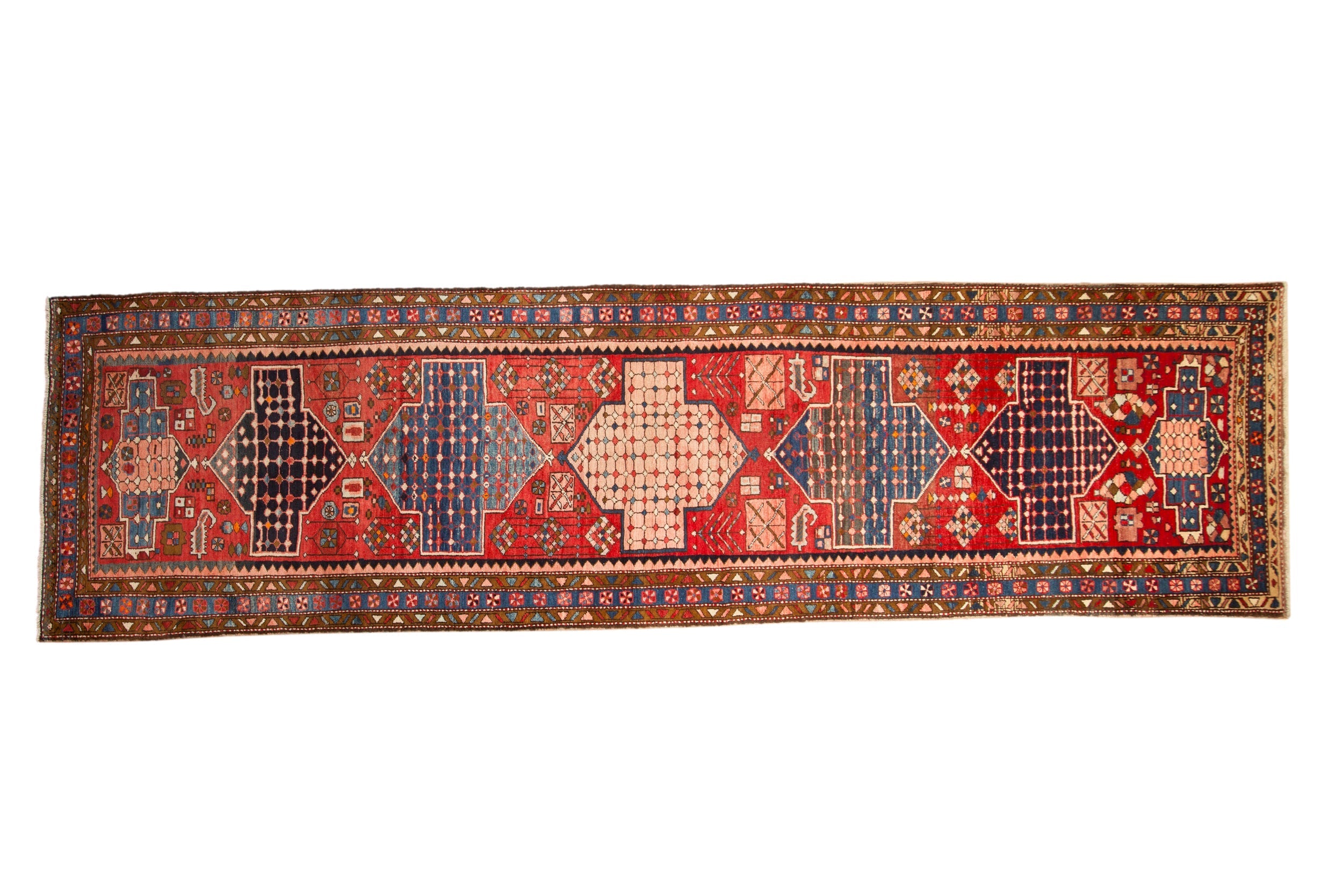 3.5x12.5 Vintage Baktiari Rug Runner by Old New House® - main product image for Resin Society