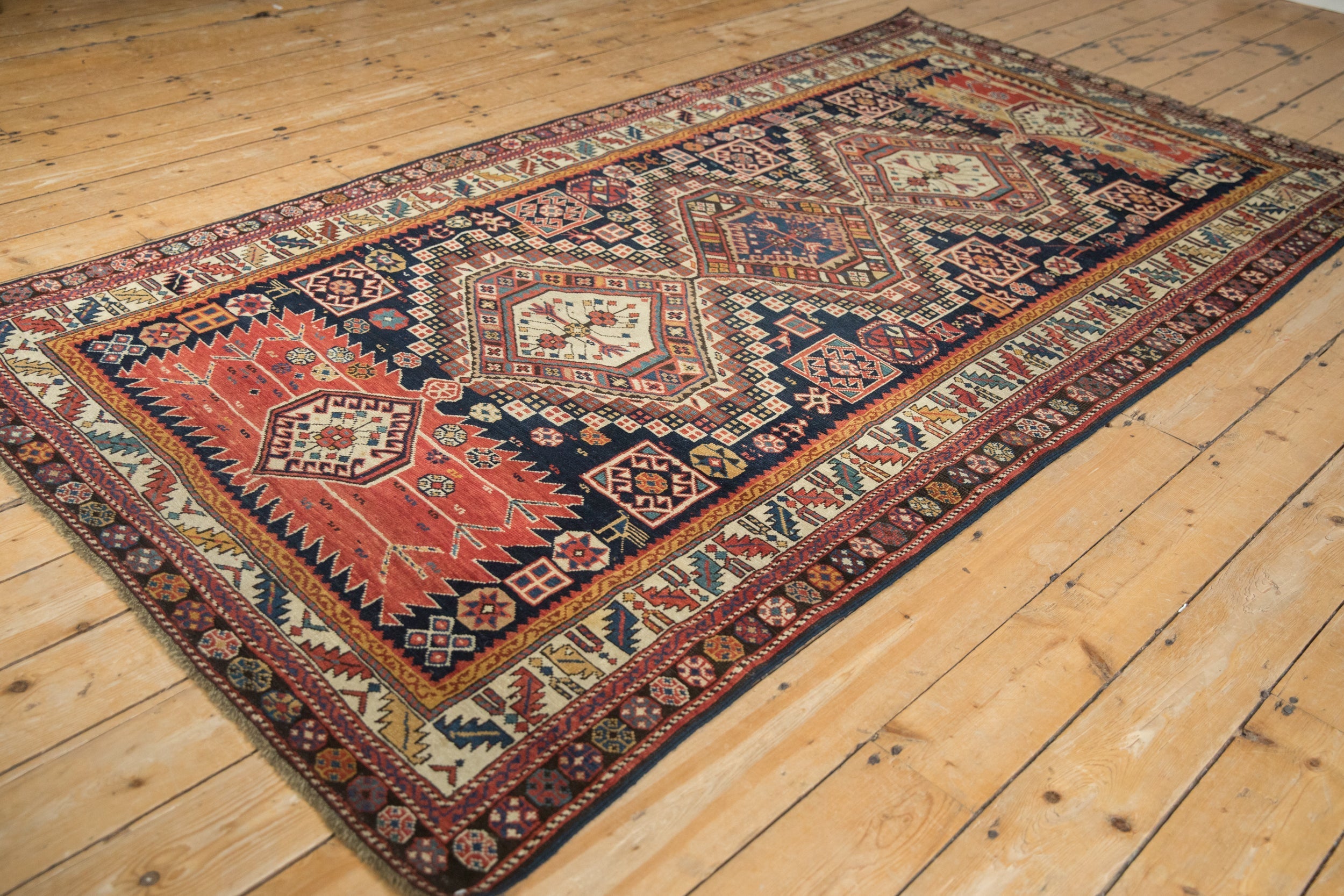 4.5x9 Antique Caucasian Rug Runner by Old New House® - product image 6 for Resin Society