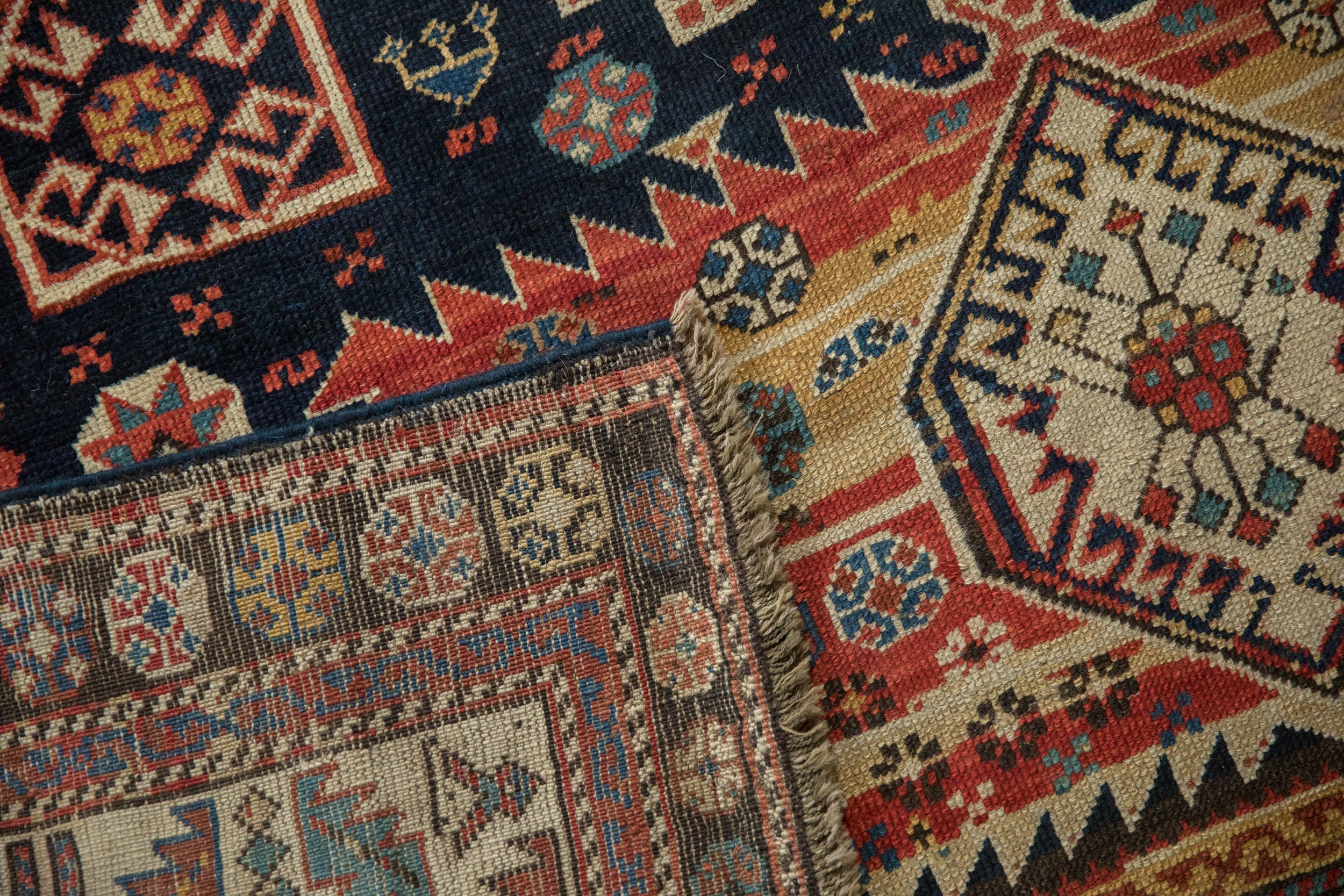4.5x9 Antique Caucasian Rug Runner by Old New House® - product image 11 for Resin Society