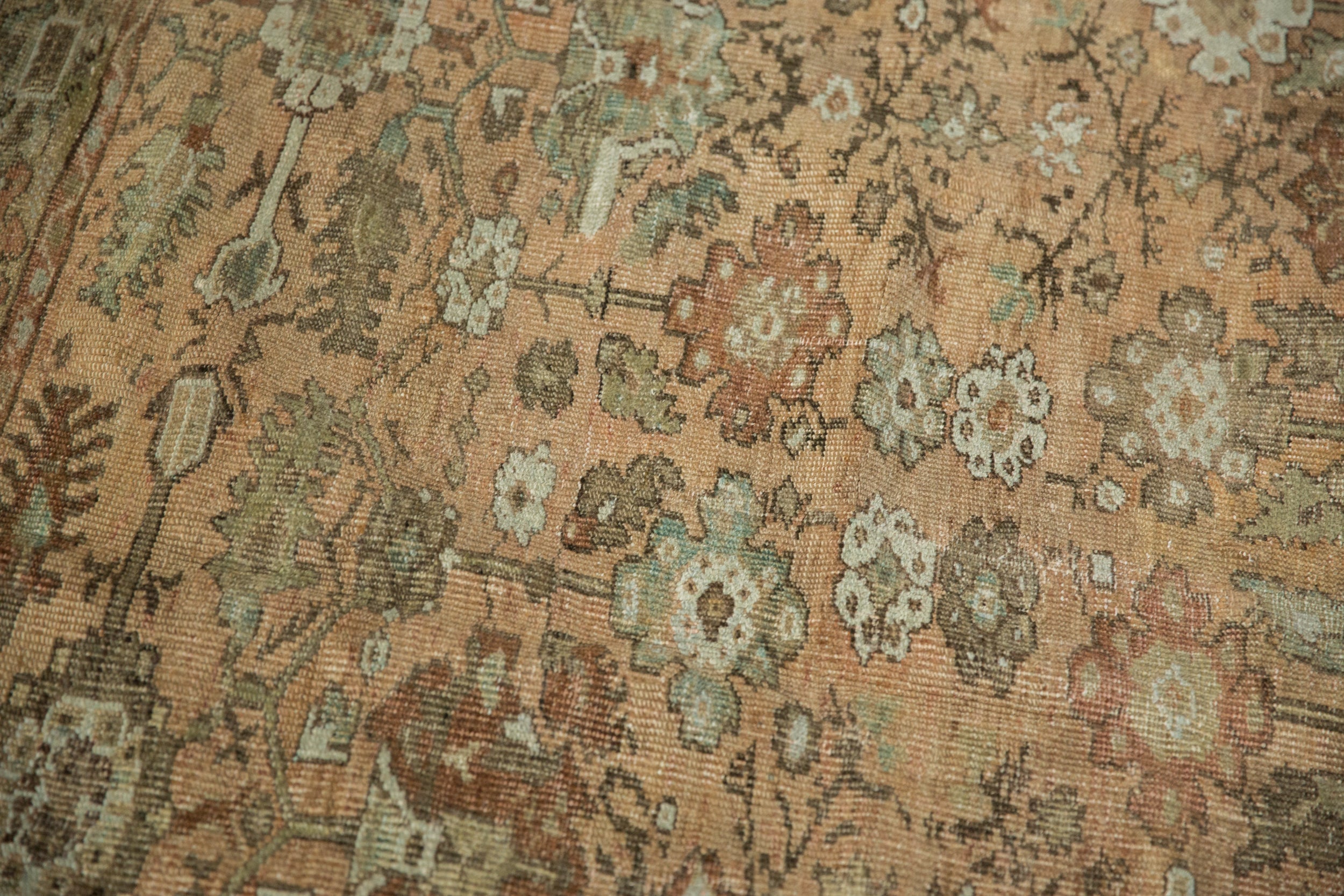 9x11.5 Vintage Distressed Ghiordes Carpet by Old New House® - product image 8 for Resin Society
