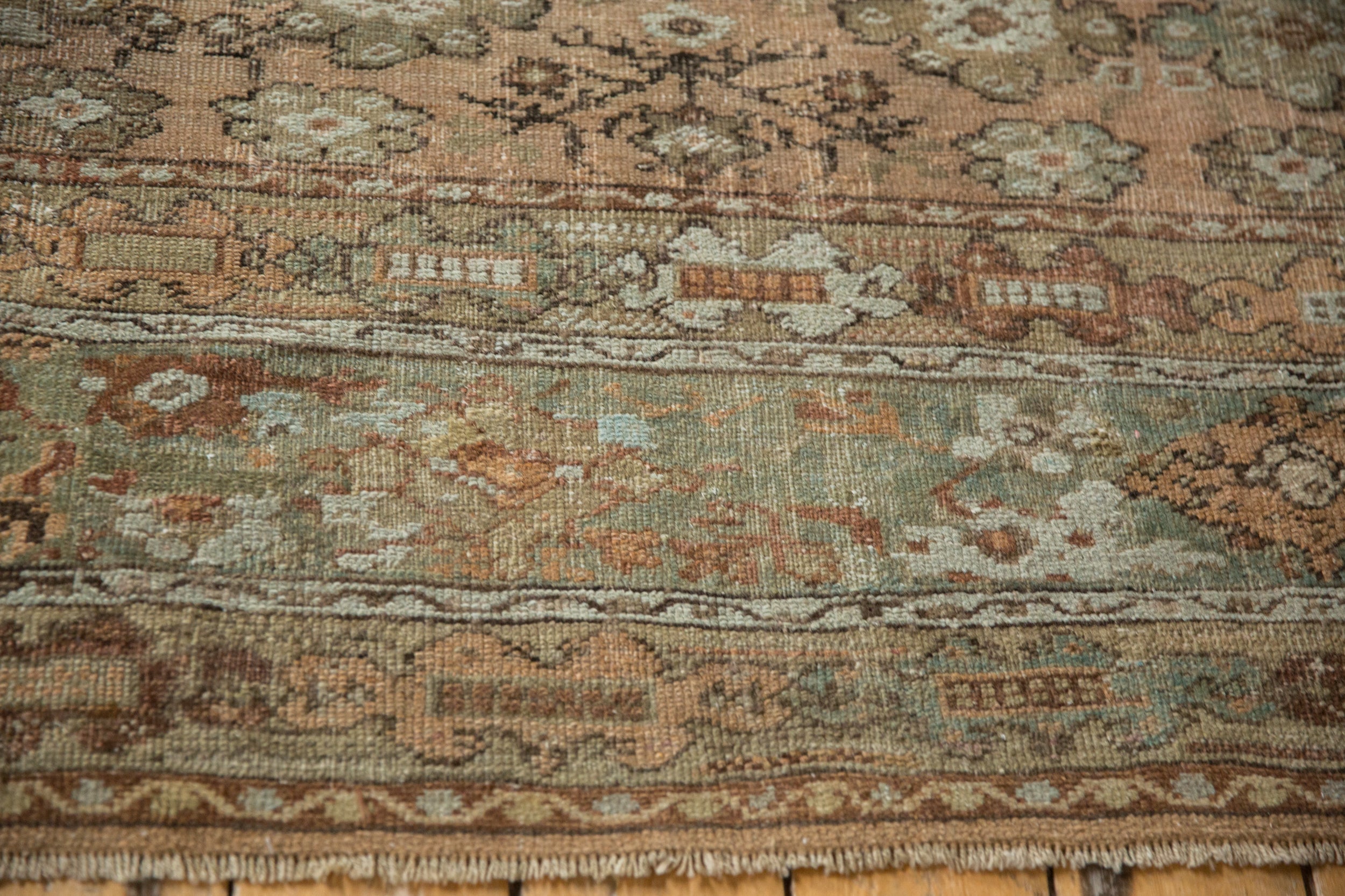 9x11.5 Vintage Distressed Ghiordes Carpet by Old New House® - product image 10 for Resin Society