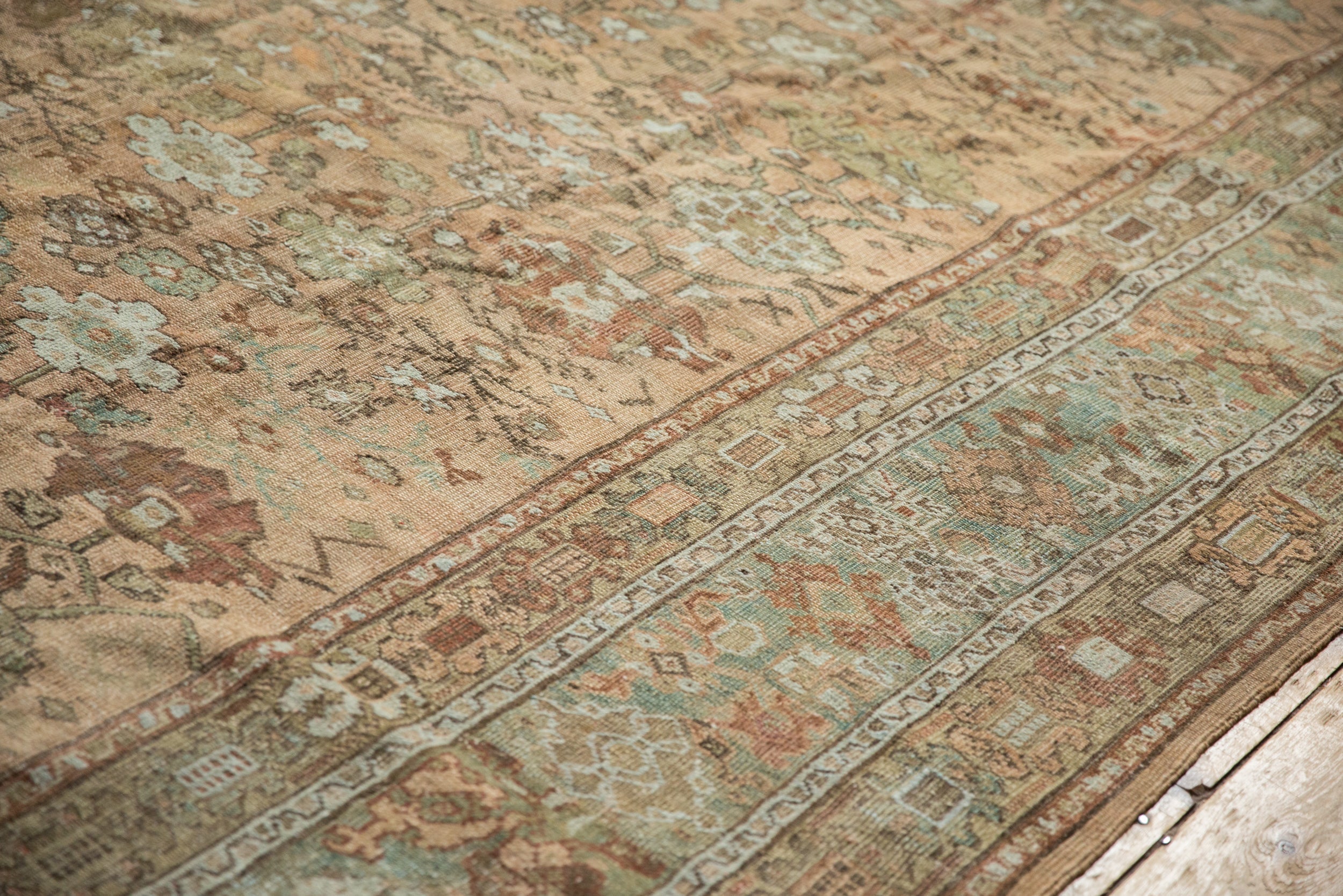 9x11.5 Vintage Distressed Ghiordes Carpet by Old New House® - product image 12 for Resin Society