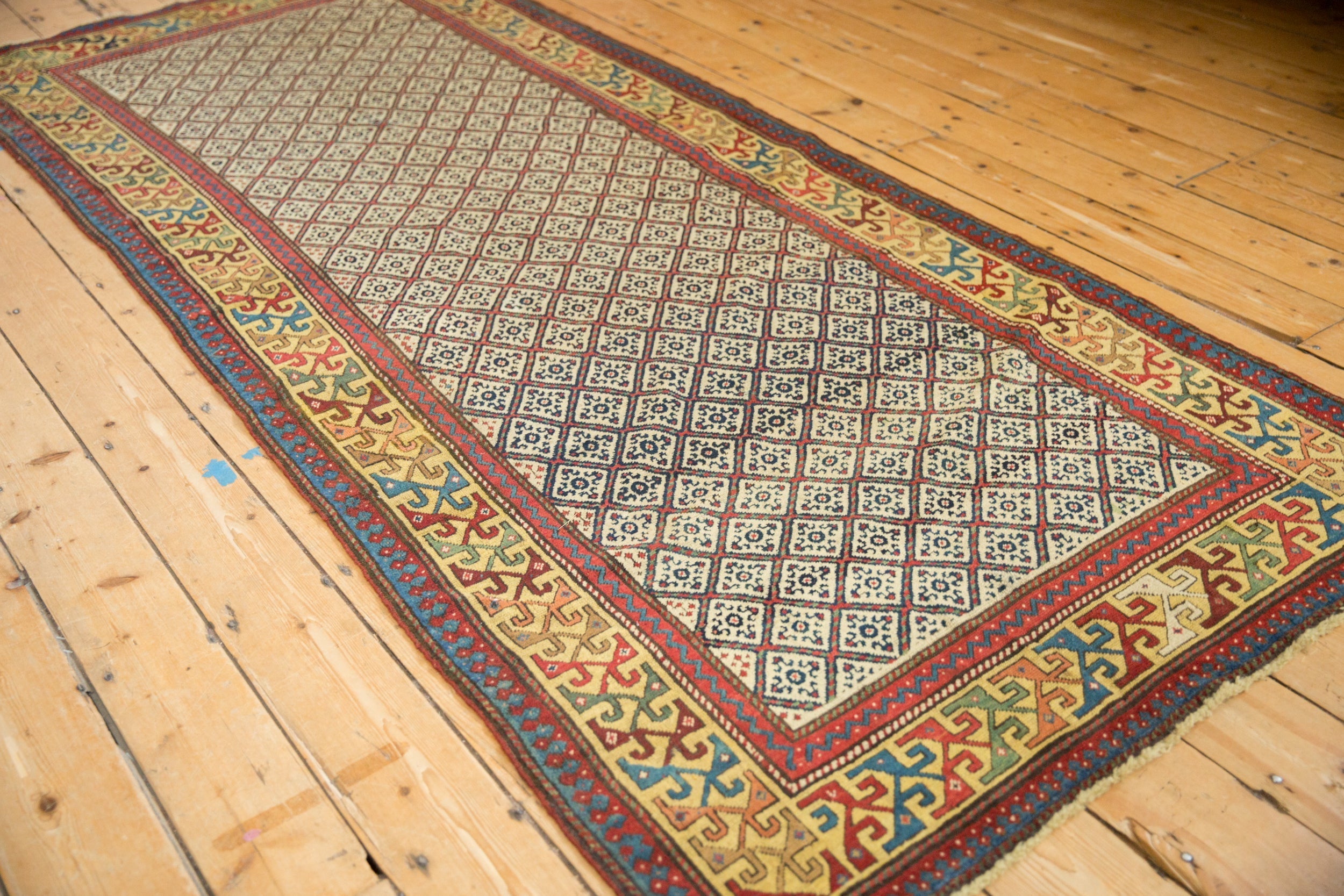 4x9 Antique Caucasian Rug Runner by Old New House® - product image 4 for Resin Society