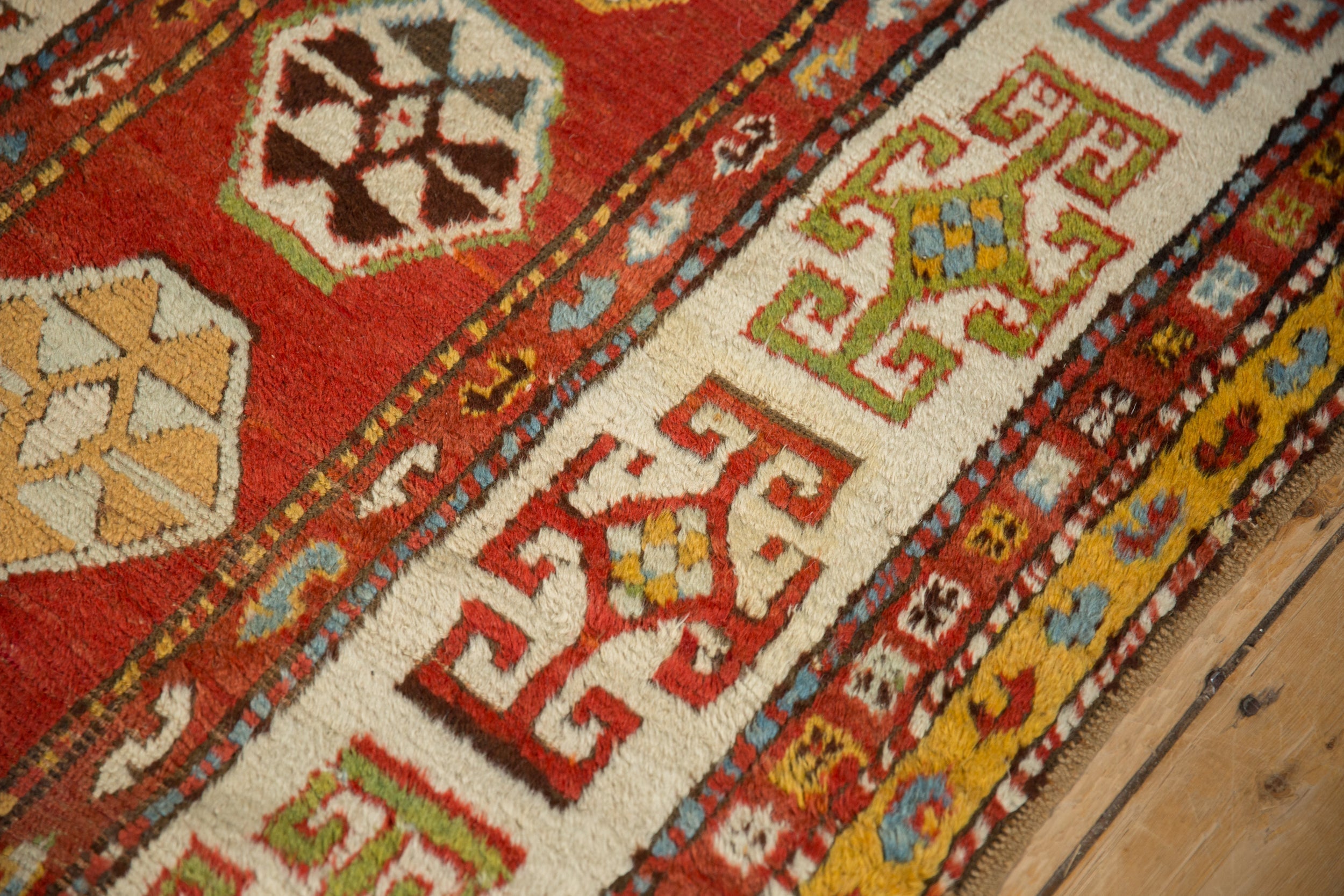 3.5x10 Antique Kazak Rug Runner by Old New House® - product image 7 for Resin Society