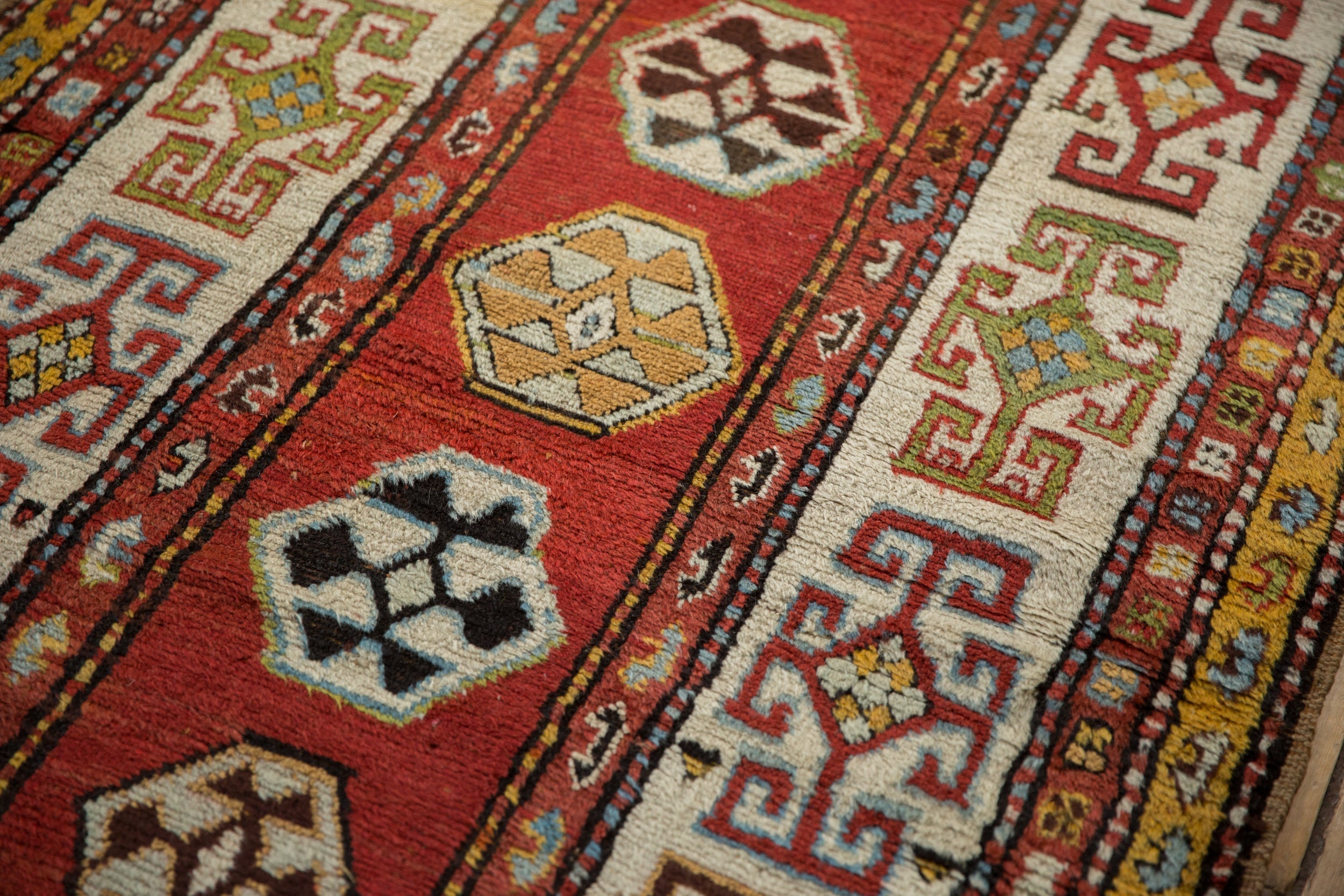 3.5x10 Antique Kazak Rug Runner by Old New House® - product image 13 for Resin Society