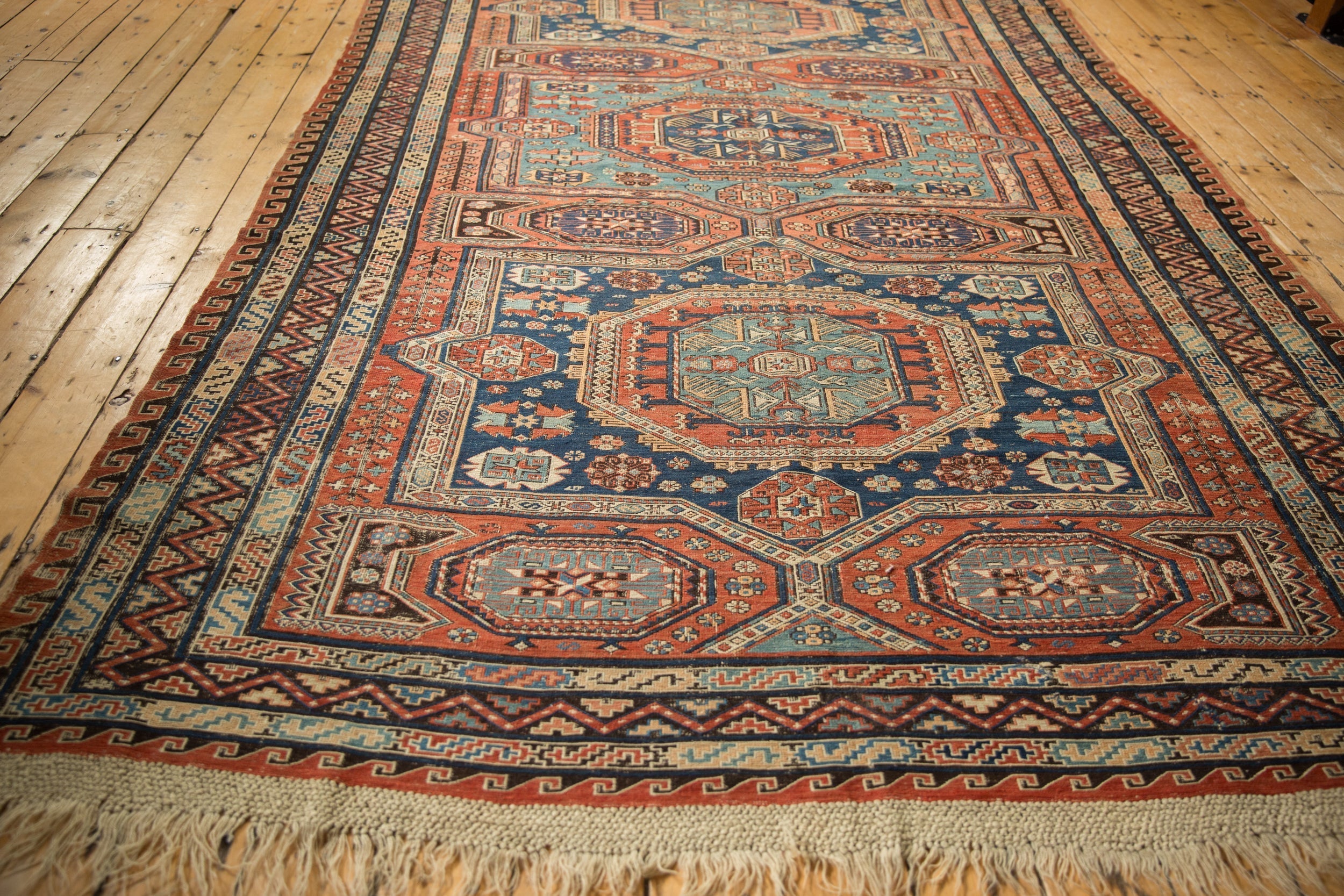 7x10.5 Antique Soumac Design Carpet by Old New House® - product image 10 for Resin Society