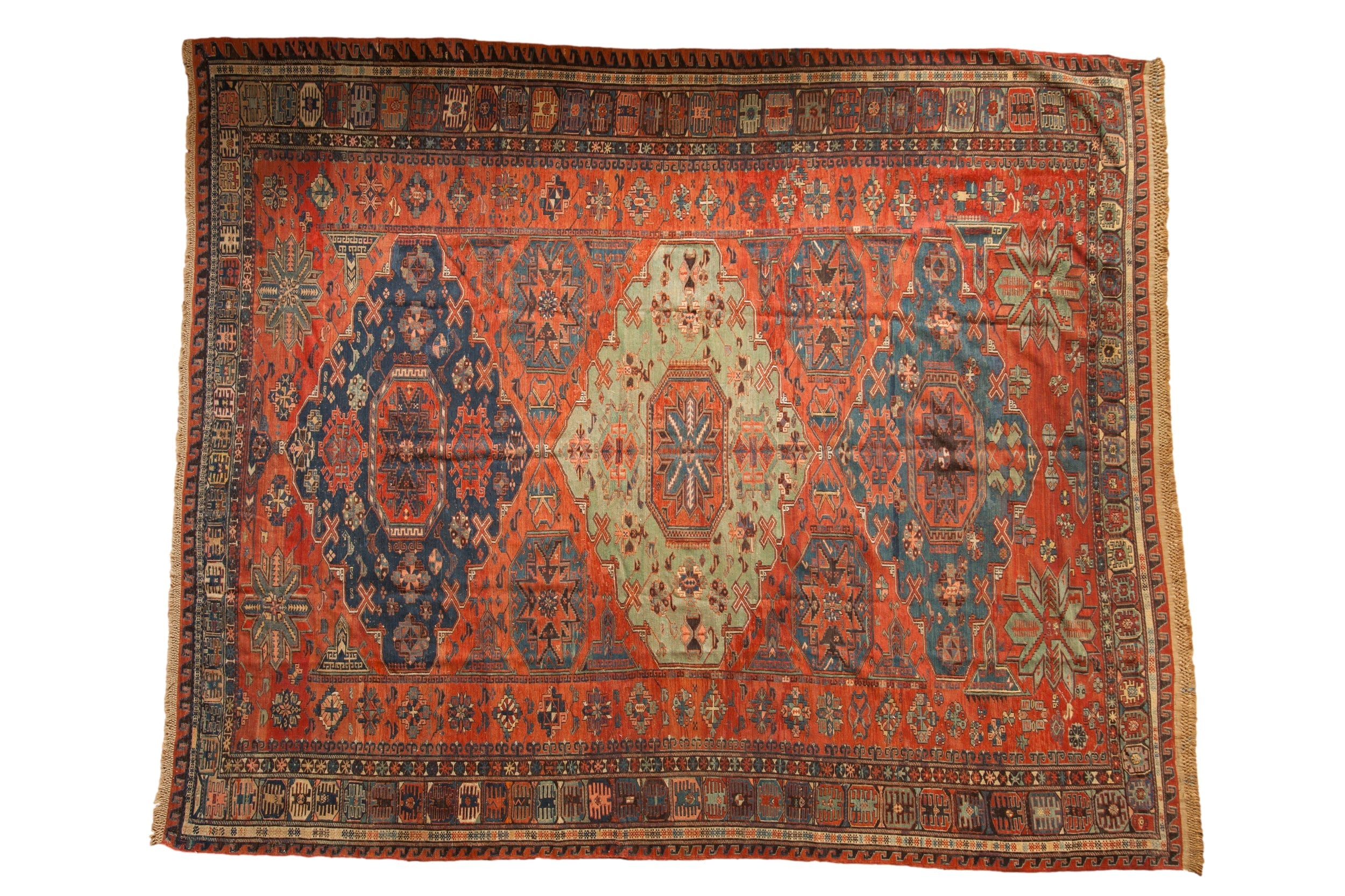 8.5x10.5 Antique Soumac Design Carpet by Old New House® - main product image for Resin Society