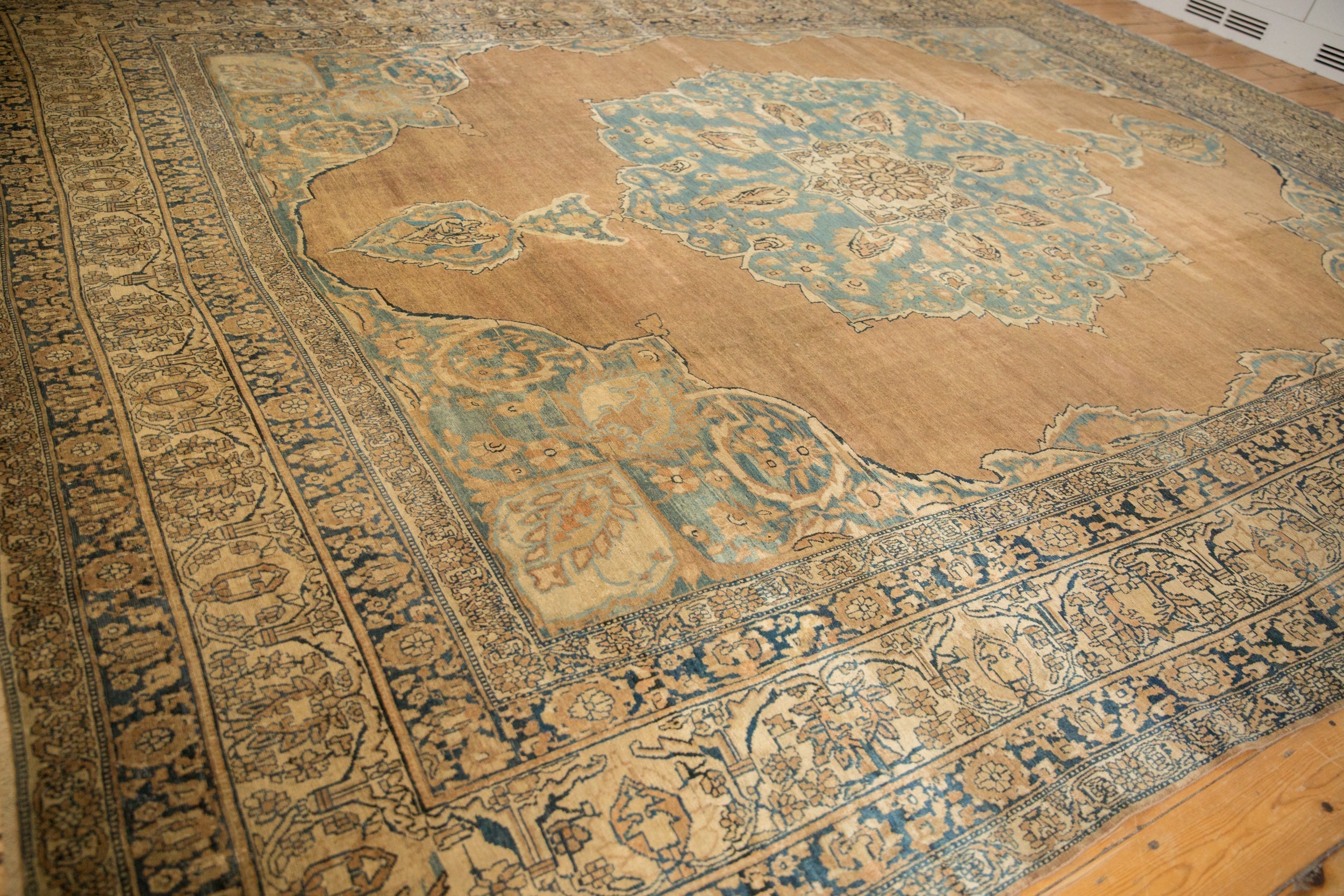 RESERVED 11x14 Antique Tea Washed Kerman Carpet