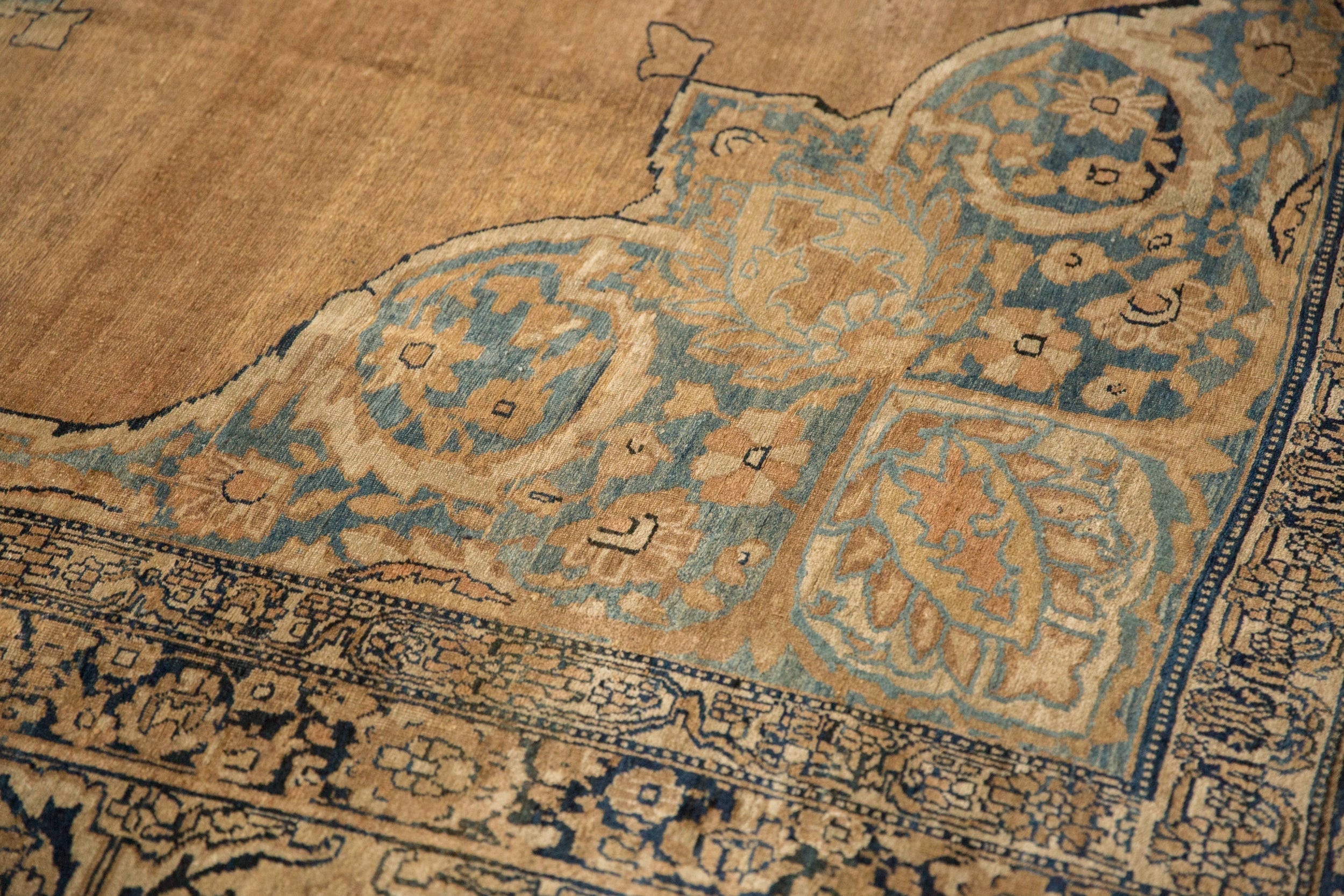 RESERVED 11x14 Antique Tea Washed Kerman Carpet