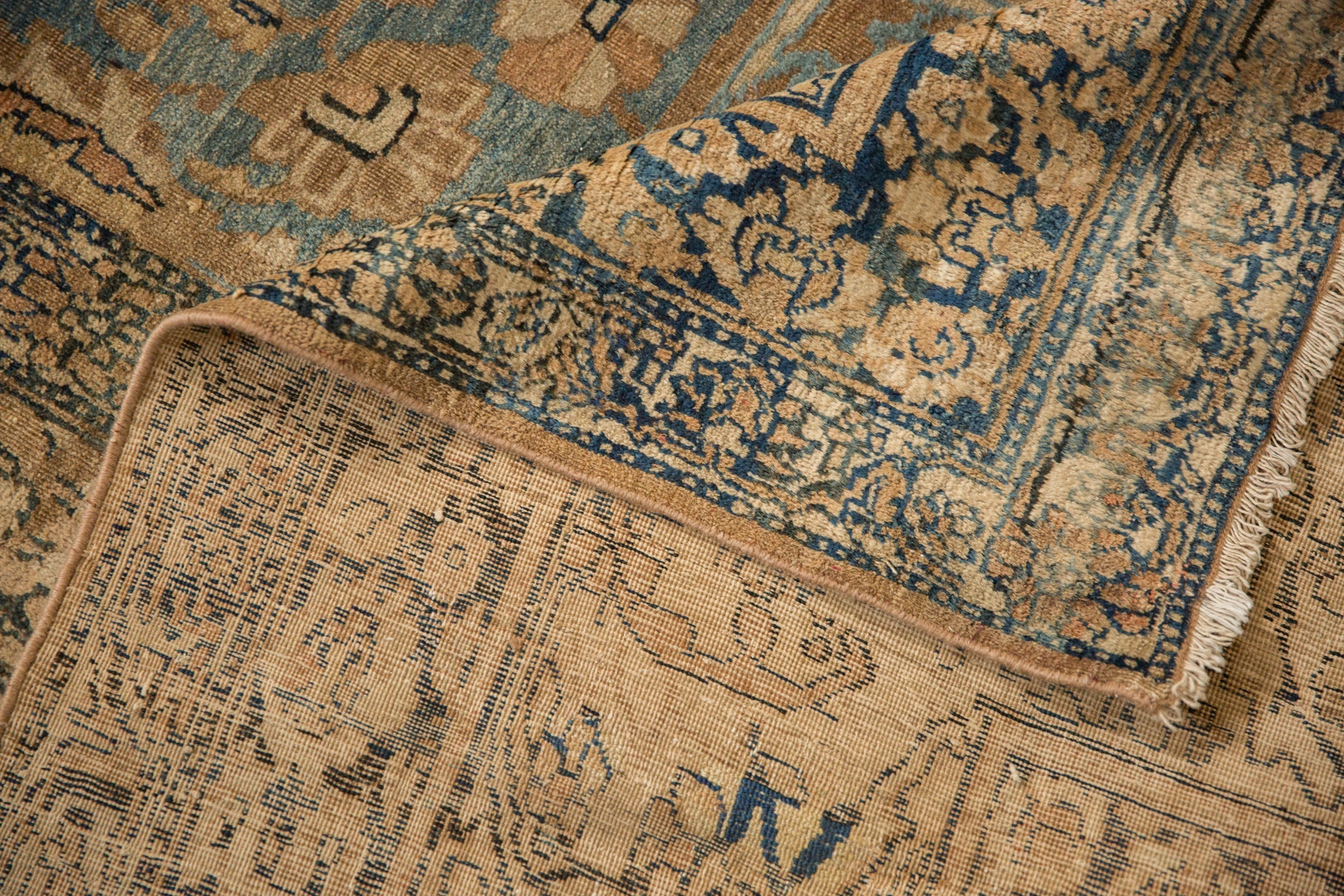 RESERVED 11x14 Antique Tea Washed Kerman Carpet