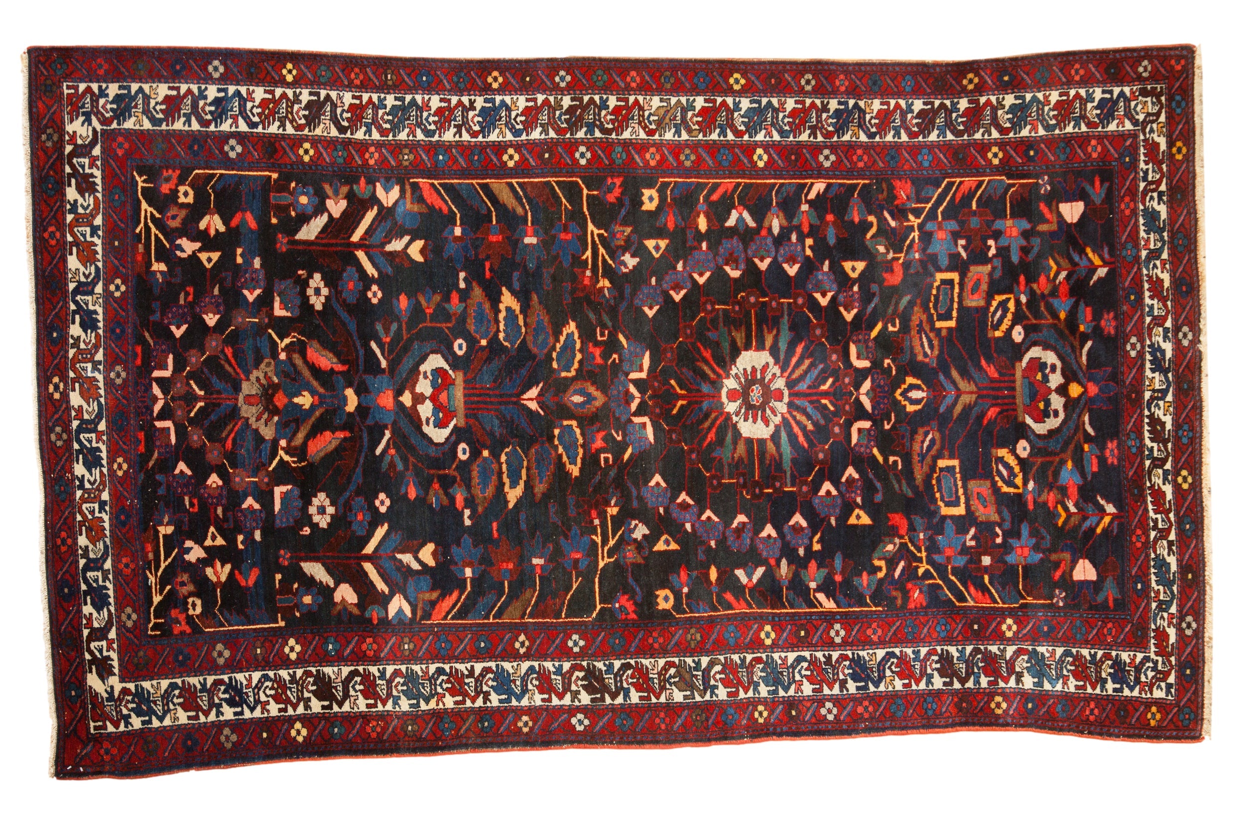 5.5x9 Vintage Bakhtiari Carpet by Old New House® - main product image for Resin Society