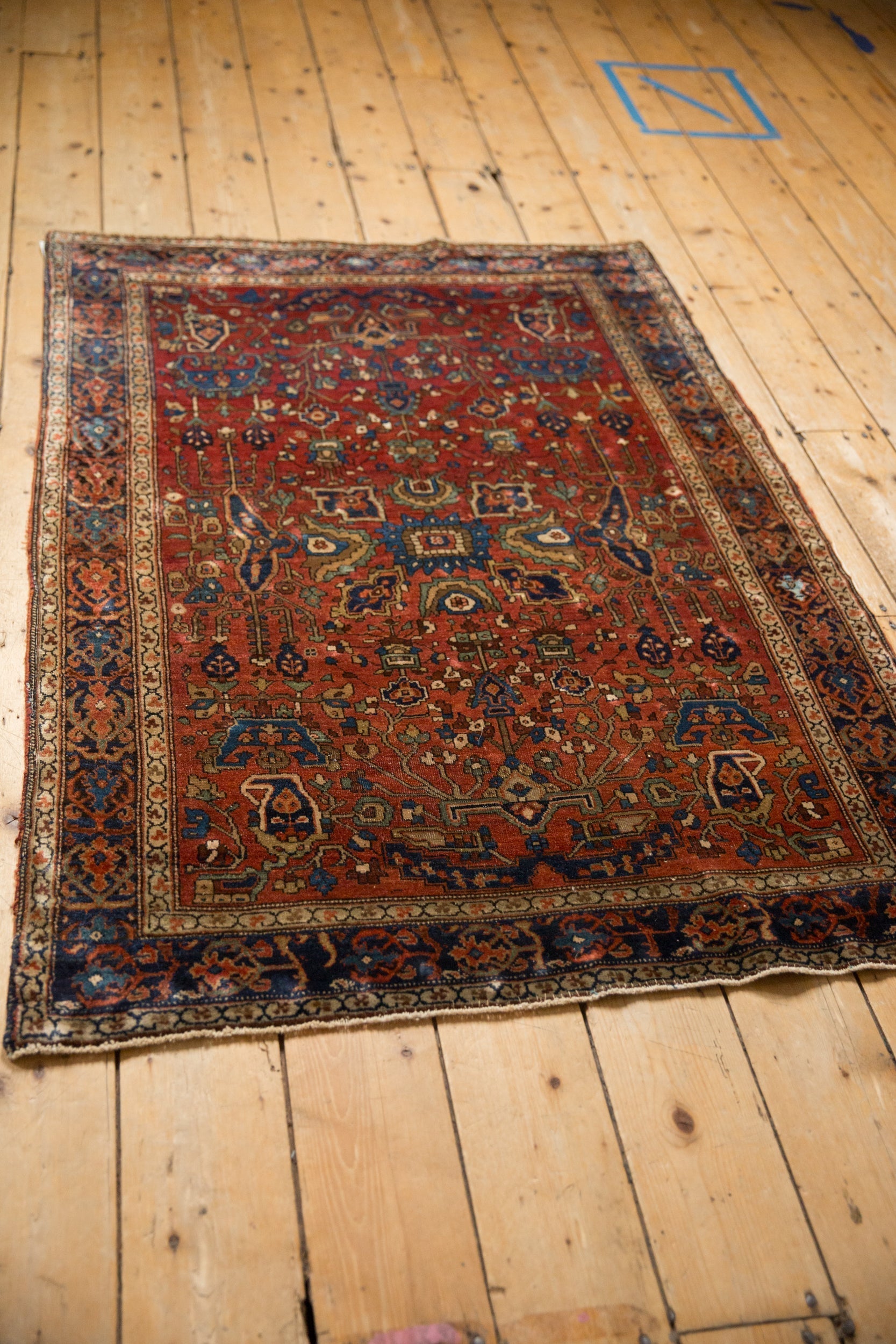 3.5x5 Antique Farahan Sarouk Rug by Old New House® - product image 7 for Resin Society