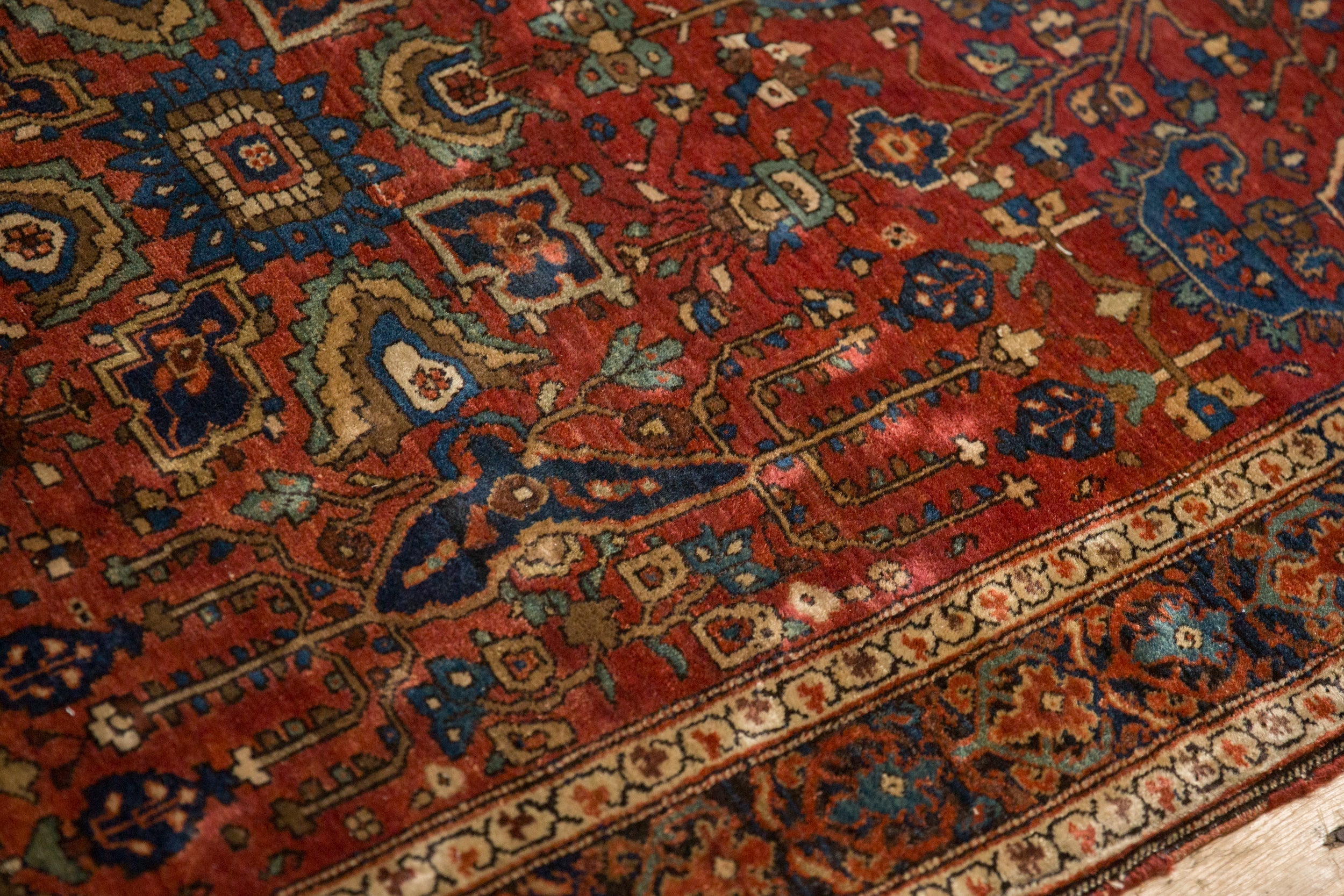 3.5x5 Antique Farahan Sarouk Rug by Old New House® - product image 9 for Resin Society