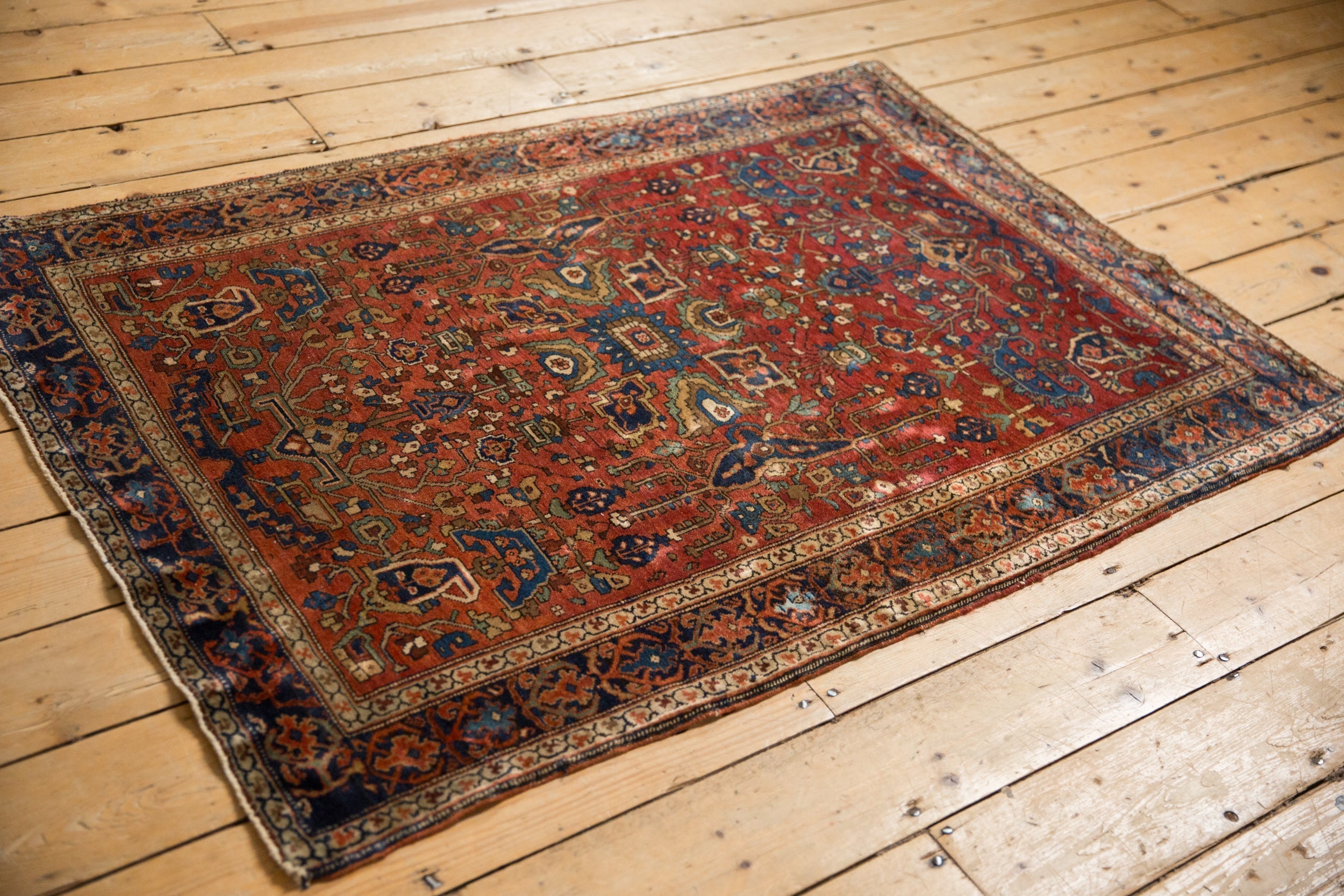 3.5x5 Antique Farahan Sarouk Rug by Old New House® - product image 10 for Resin Society