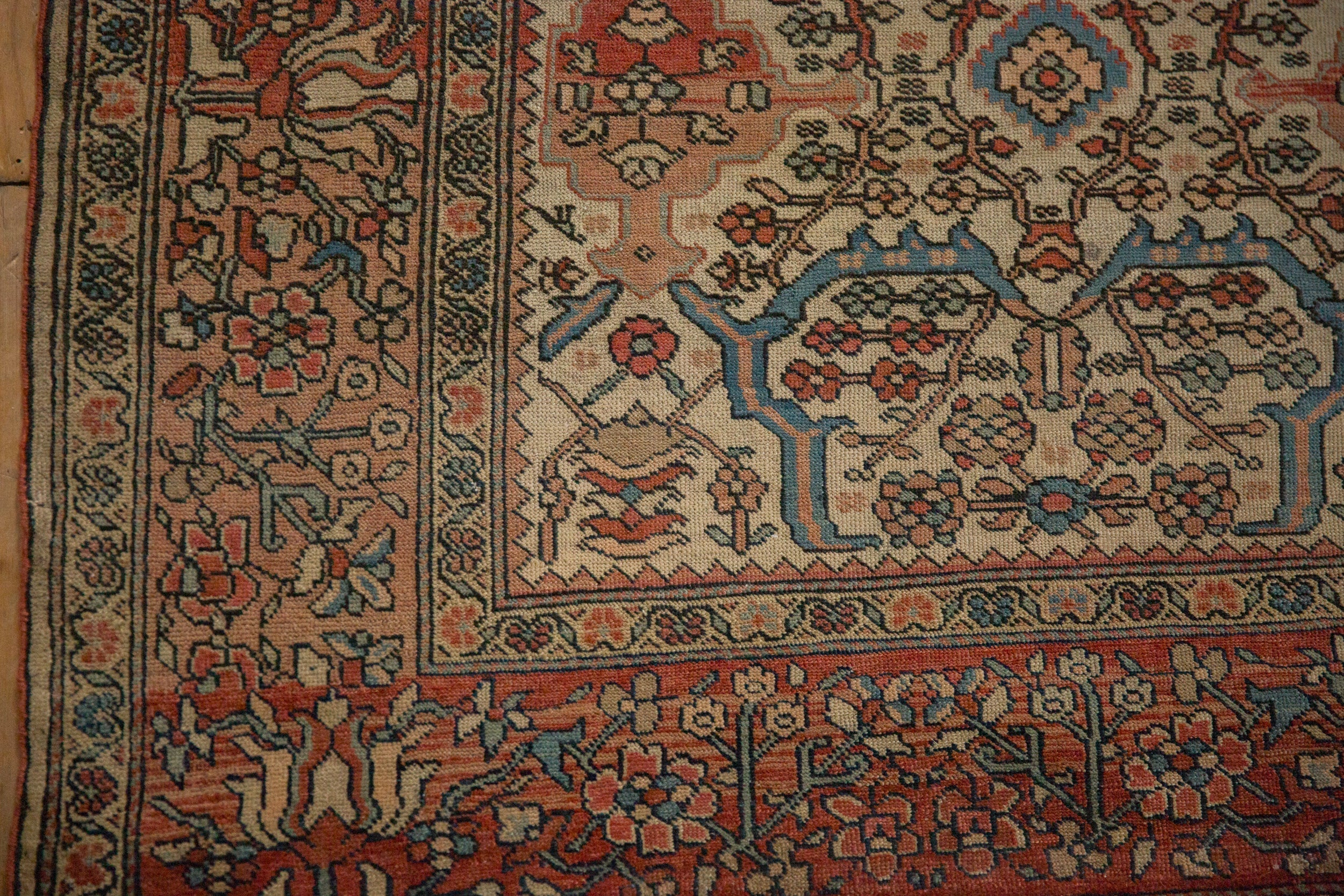 4.5x6 Antique Farahan Sarouk Rug by Old New House® - product image 10 for Resin Society