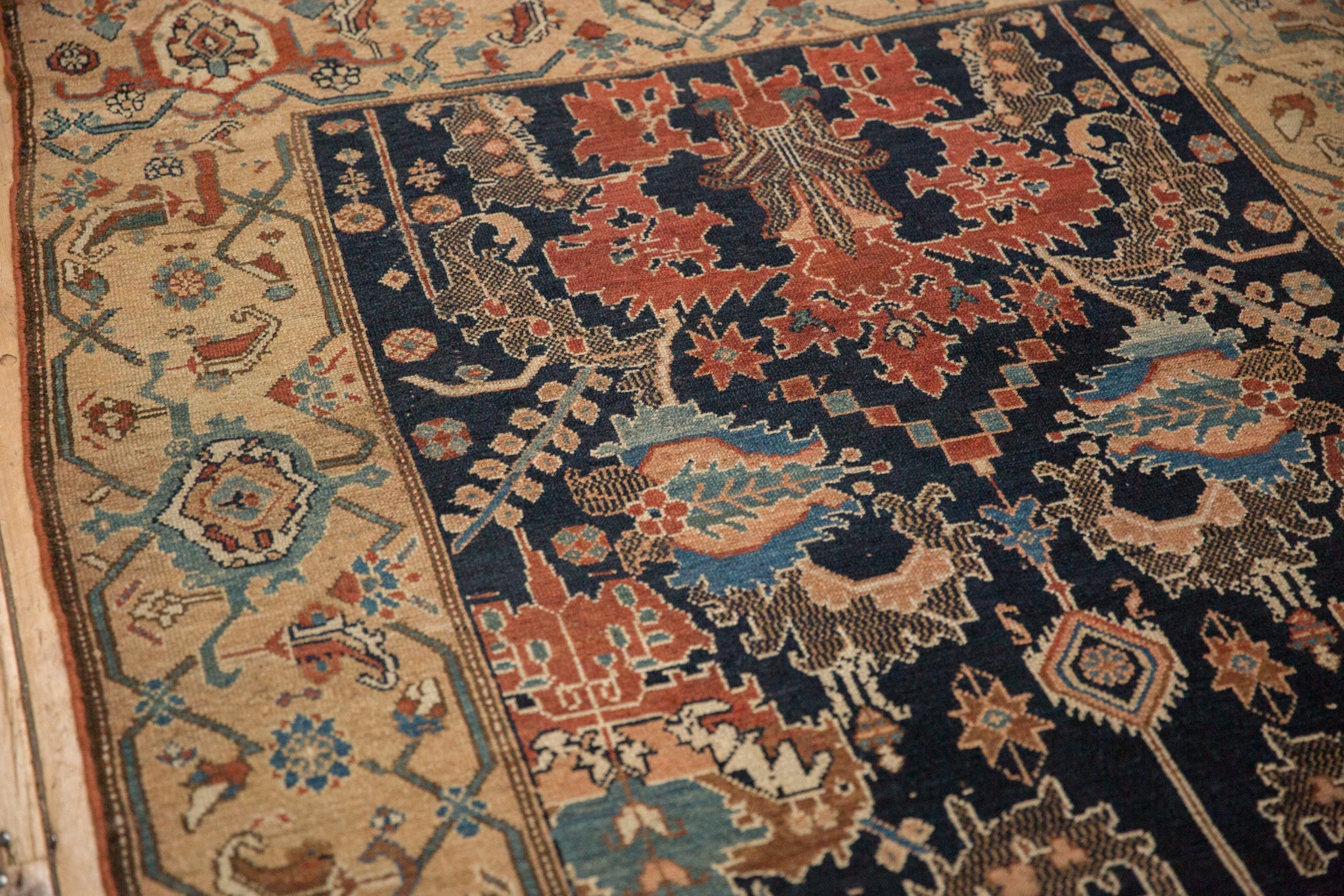 4x10 Antique Fine Malayer Rug Runner by Old New House® - product image 11 for Resin Society