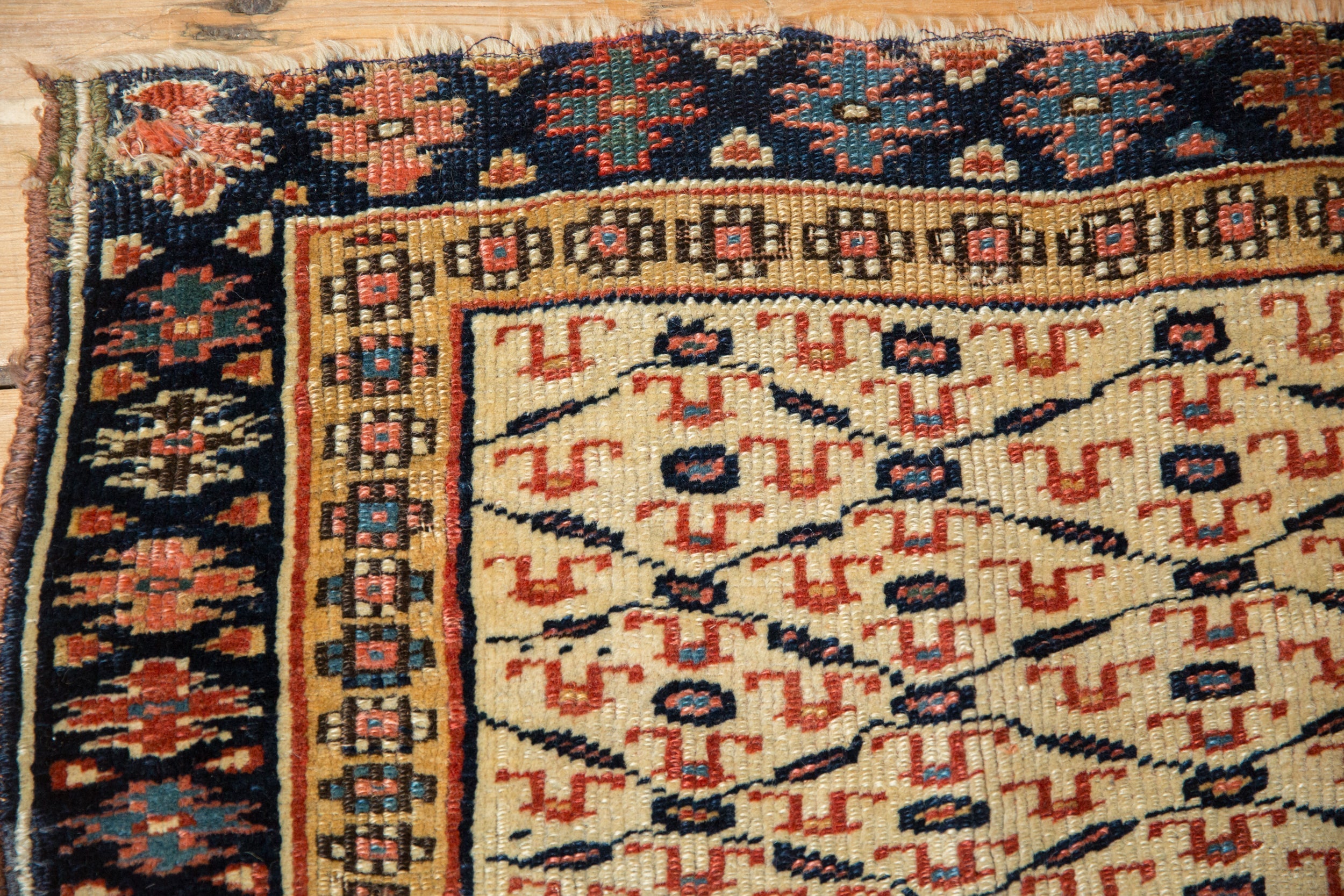 1.5x2 Antique Kurdish Square Rug Mat by Old New House® - product image 3 for Resin Society