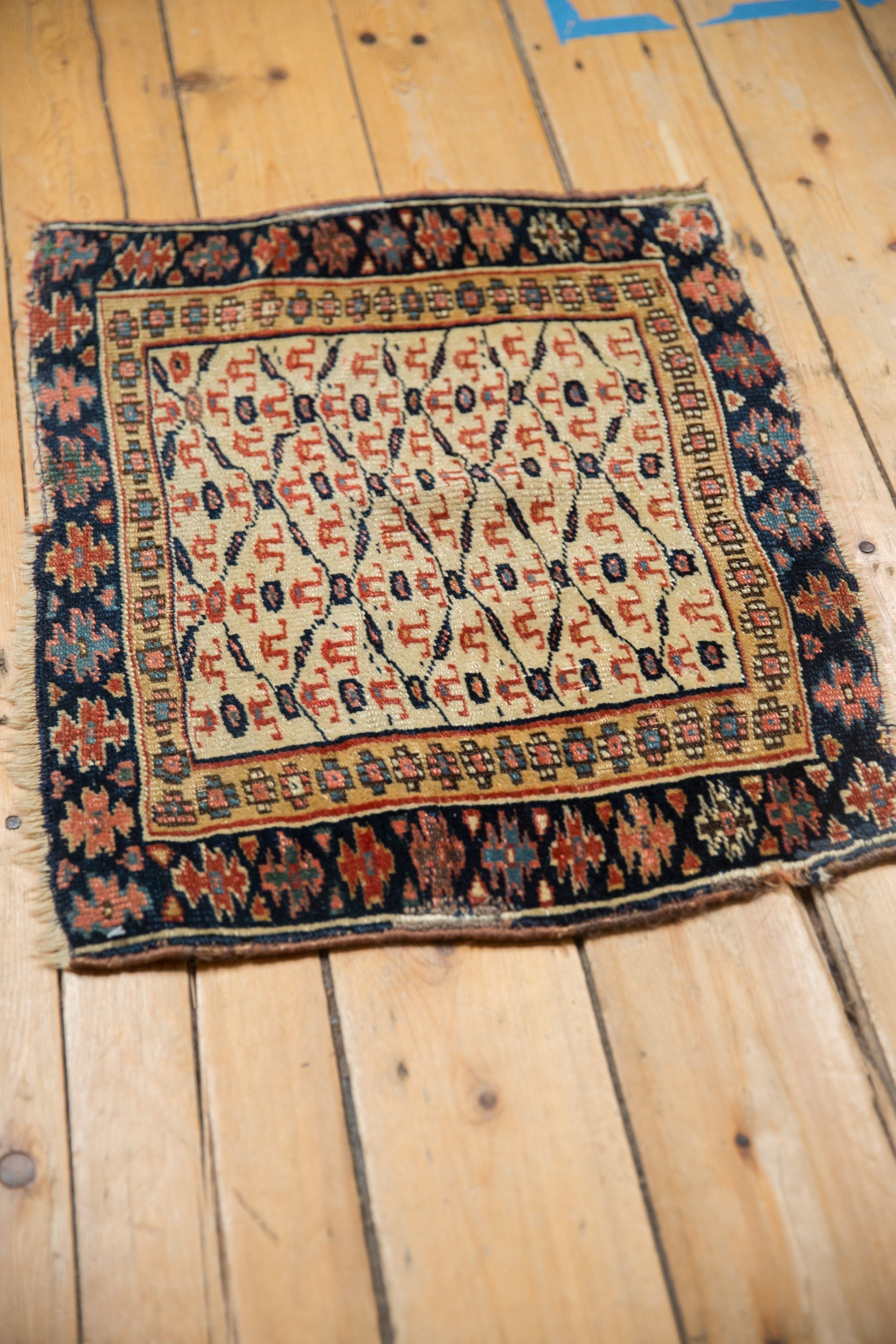 1.5x2 Antique Kurdish Square Rug Mat by Old New House® - product image 6 for Resin Society